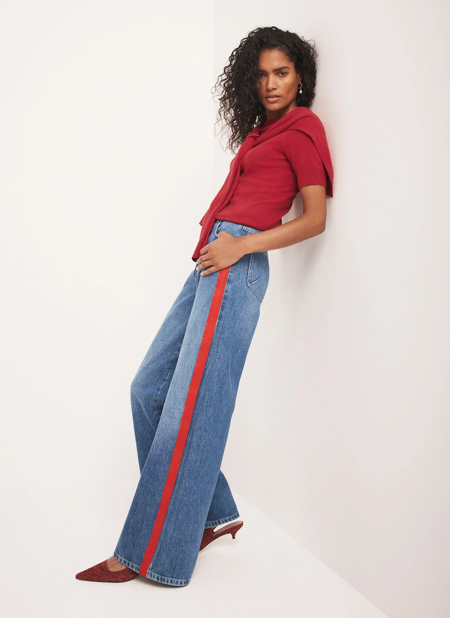 13299-indigo-side-stripe-wide-jeans-2.webp Indigo Side Stripe Wide Jeans