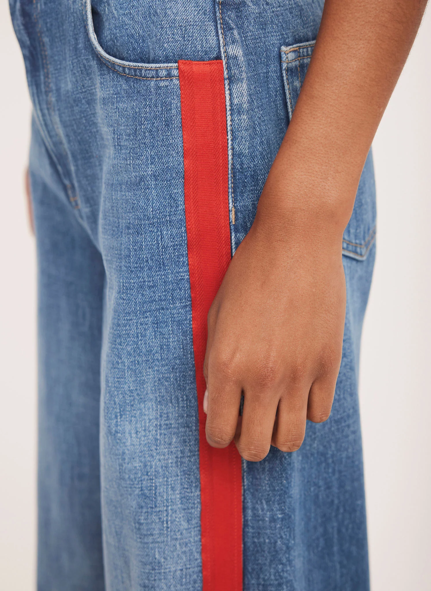 13299-indigo-side-stripe-wide-jeans-3.webp Indigo Side Stripe Wide Jeans