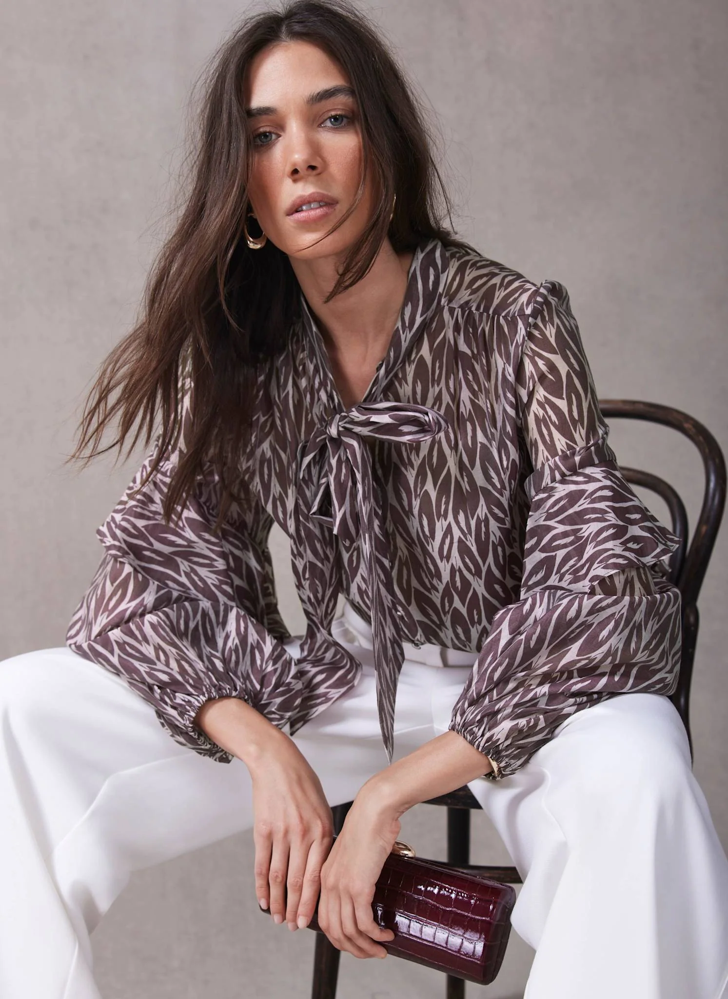 13321-burgundy-leaf-print-blouse-1.webp Burgundy Leaf Print Blouse