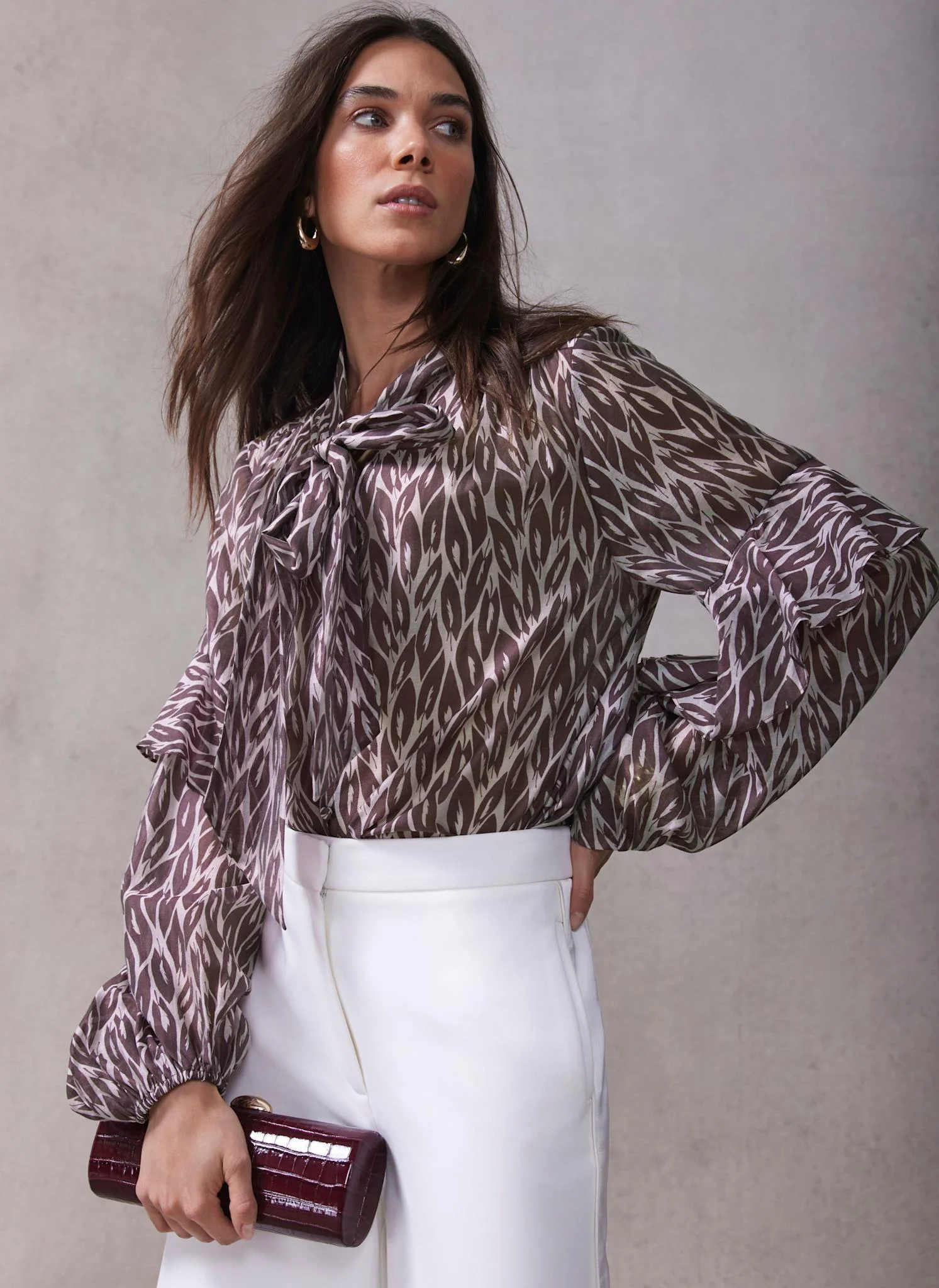 13321-burgundy-leaf-print-blouse-2.webp Burgundy Leaf Print Blouse