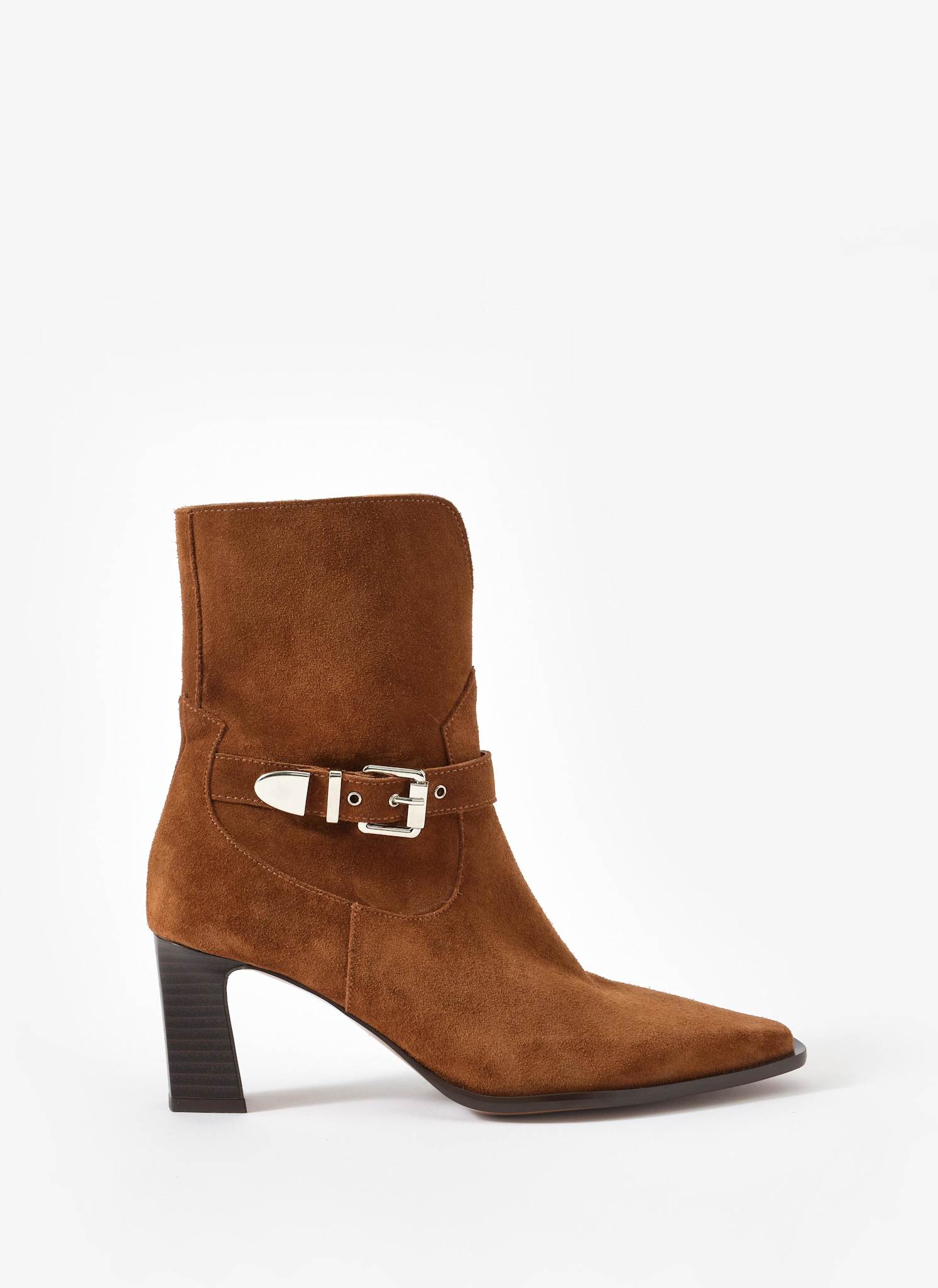 13349-blair-tan-suede-buckled-ankle-boots-2.jpg Blair Tan Suede Buckled Ankle Boots