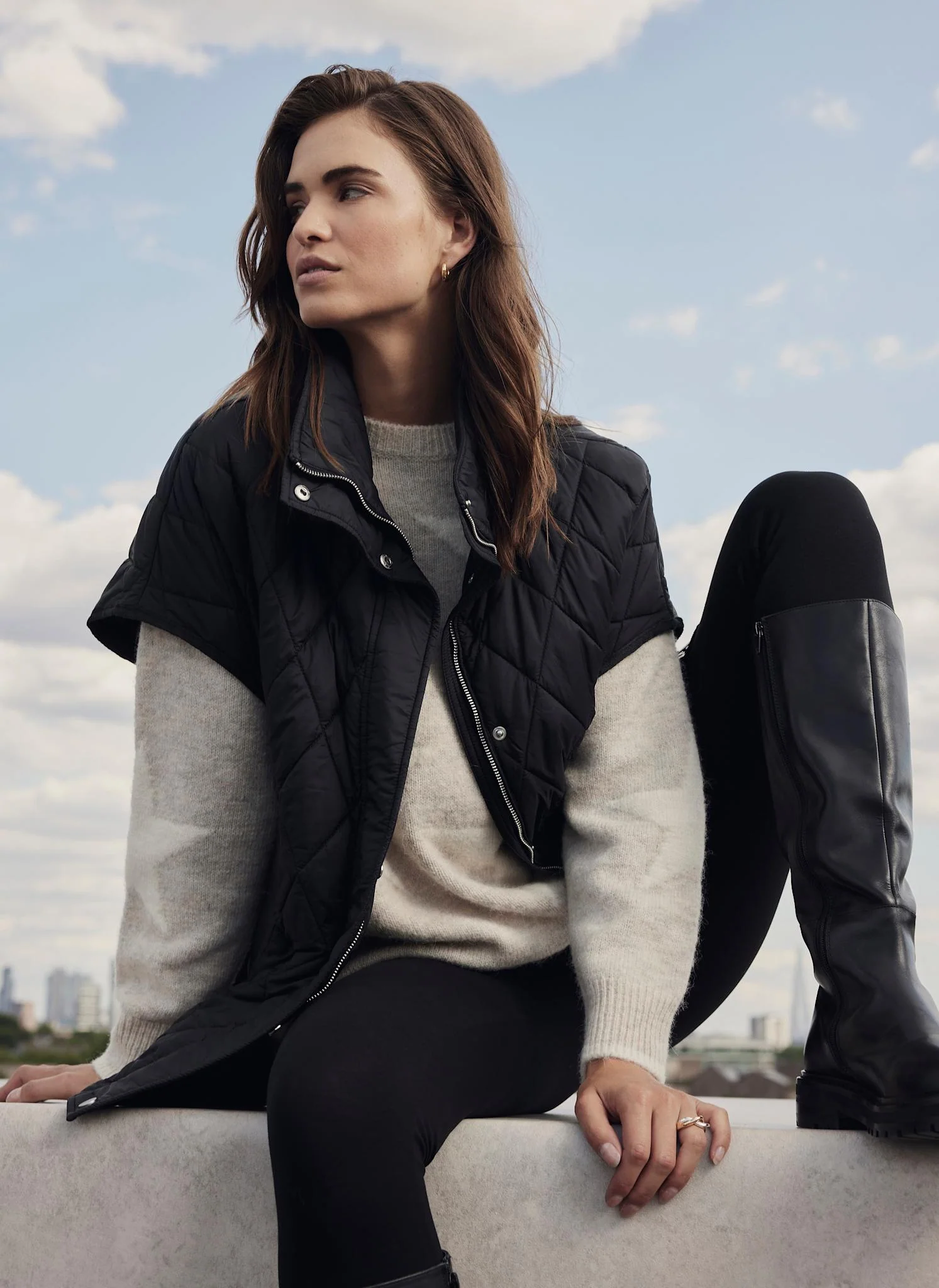 13389-black-quilted-oversized-gilet-1.webp Black Quilted Oversized Gilet