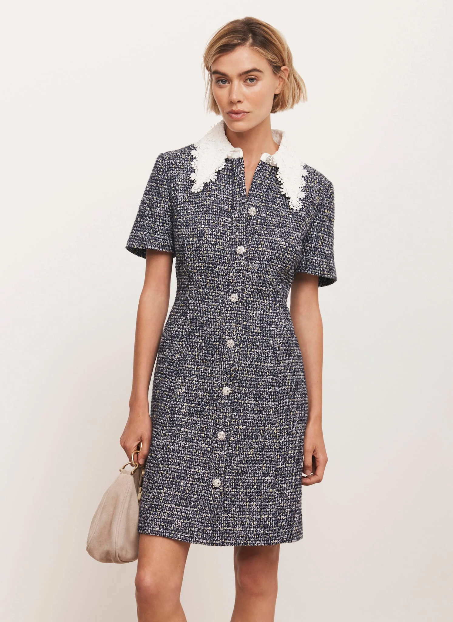 13403-navy-statement-collar-boucle-mini-dress-1.webp Navy Statement Collar Boucle Mini Dress