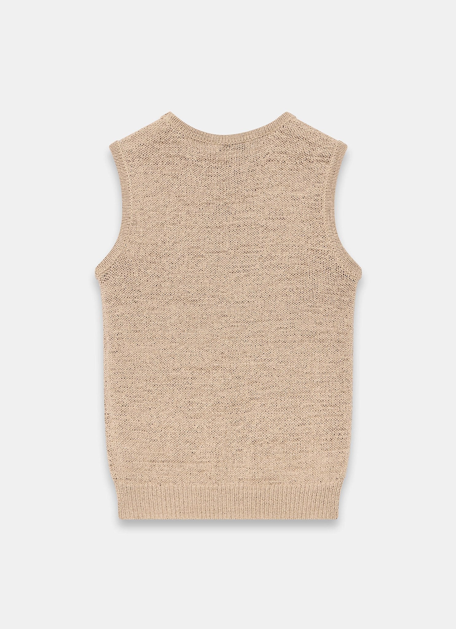 1378-brown-cotton-blend-knit-top-8.jpg Brown Cotton Blend Knit Top