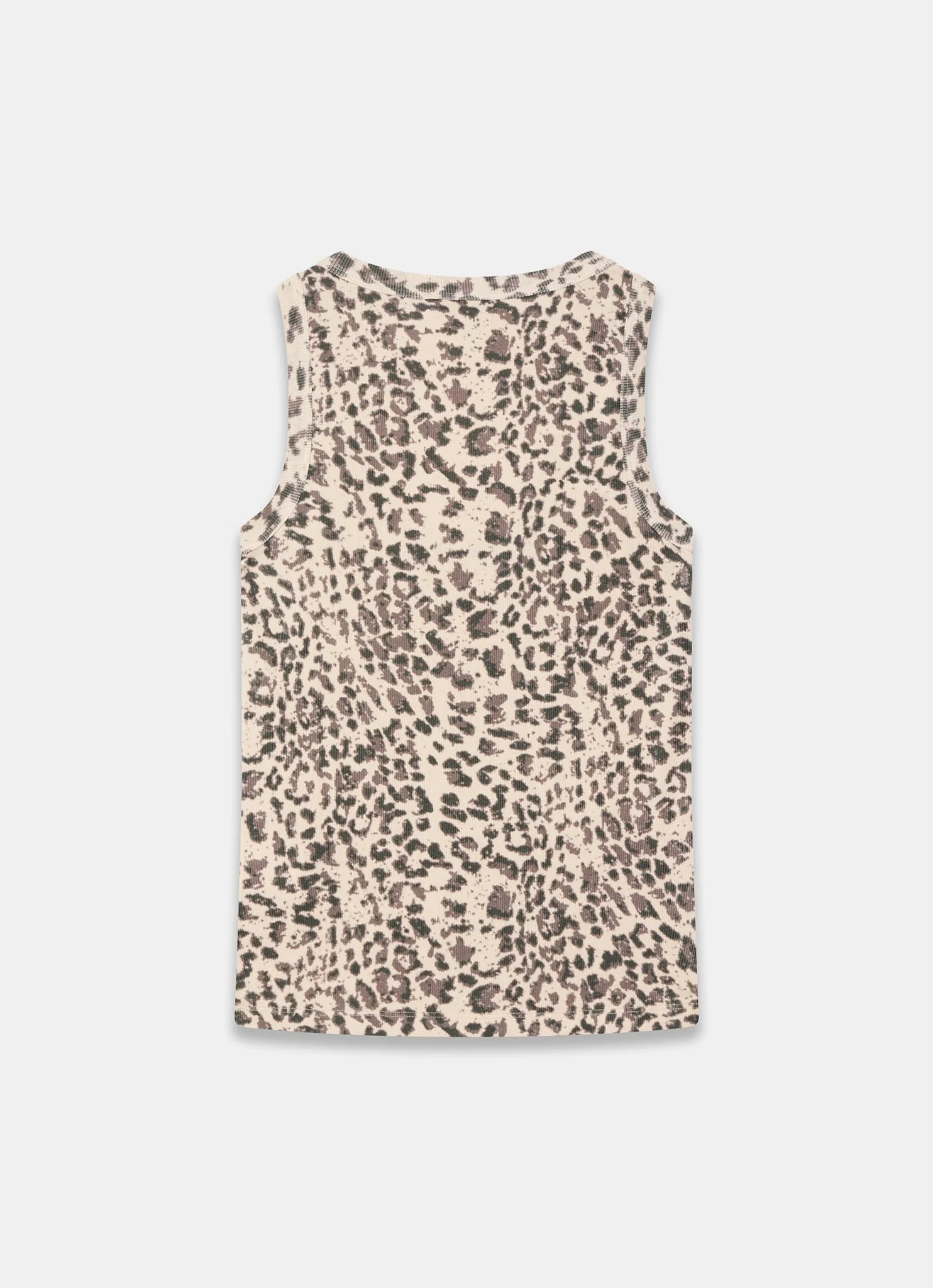 Leopard Print Cotton Vest Top