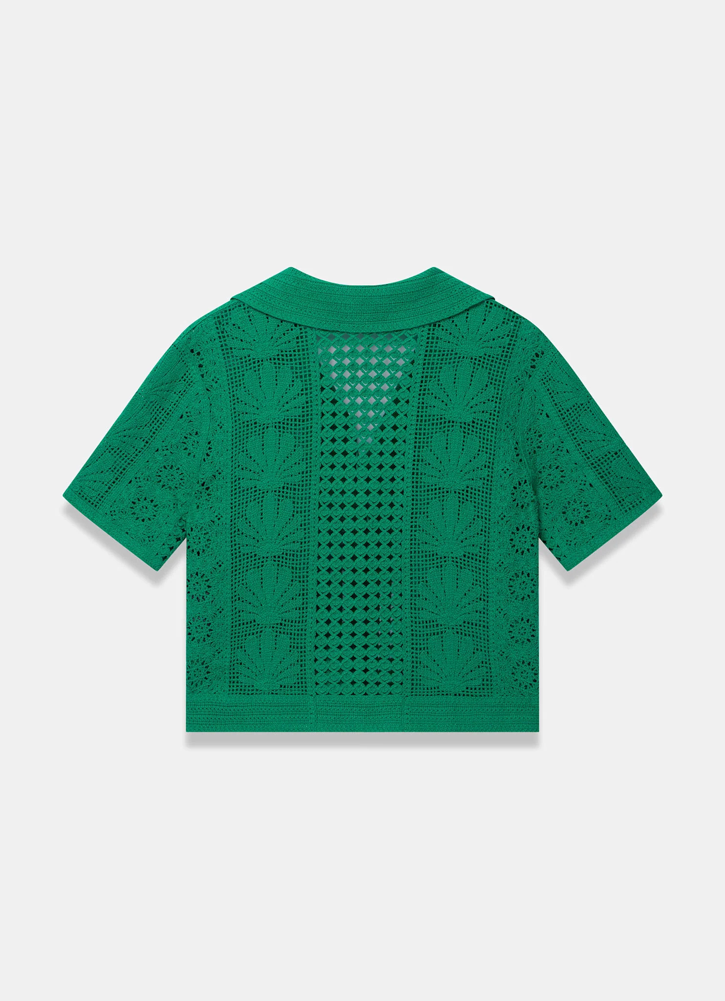1422-green-crochet-shell-shirt-8.webp Green Crochet Shell Shirt