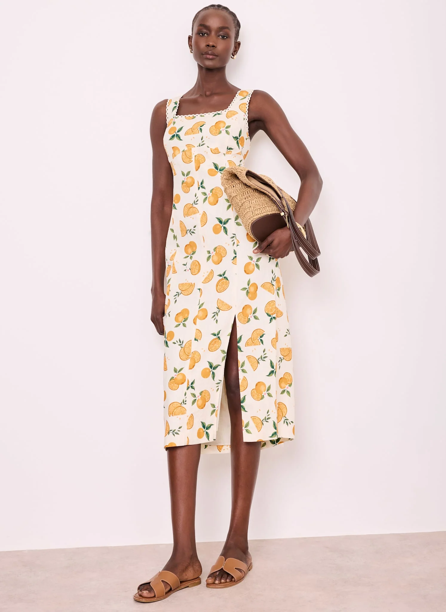 1487-06-06-variation-2.webp Orange Print Linen Blend Midi Dress
