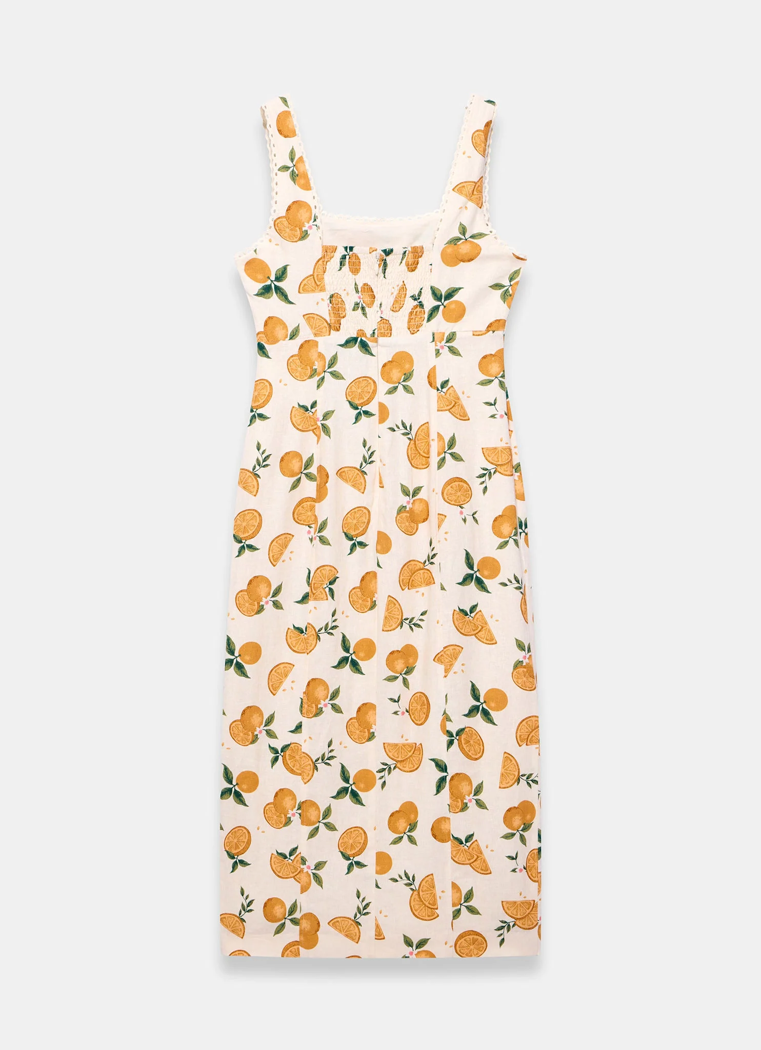 1488-08-08-variation-8.webp Orange Print Linen Blend Midi Dress