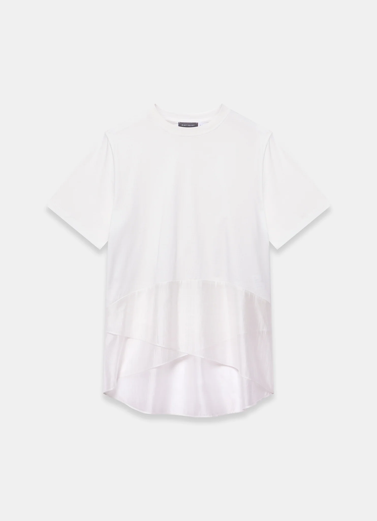153-cream-cotton-sheer-wrap-t-shirt-6.webp Cream Cotton Sheer Wrap T-Shirt