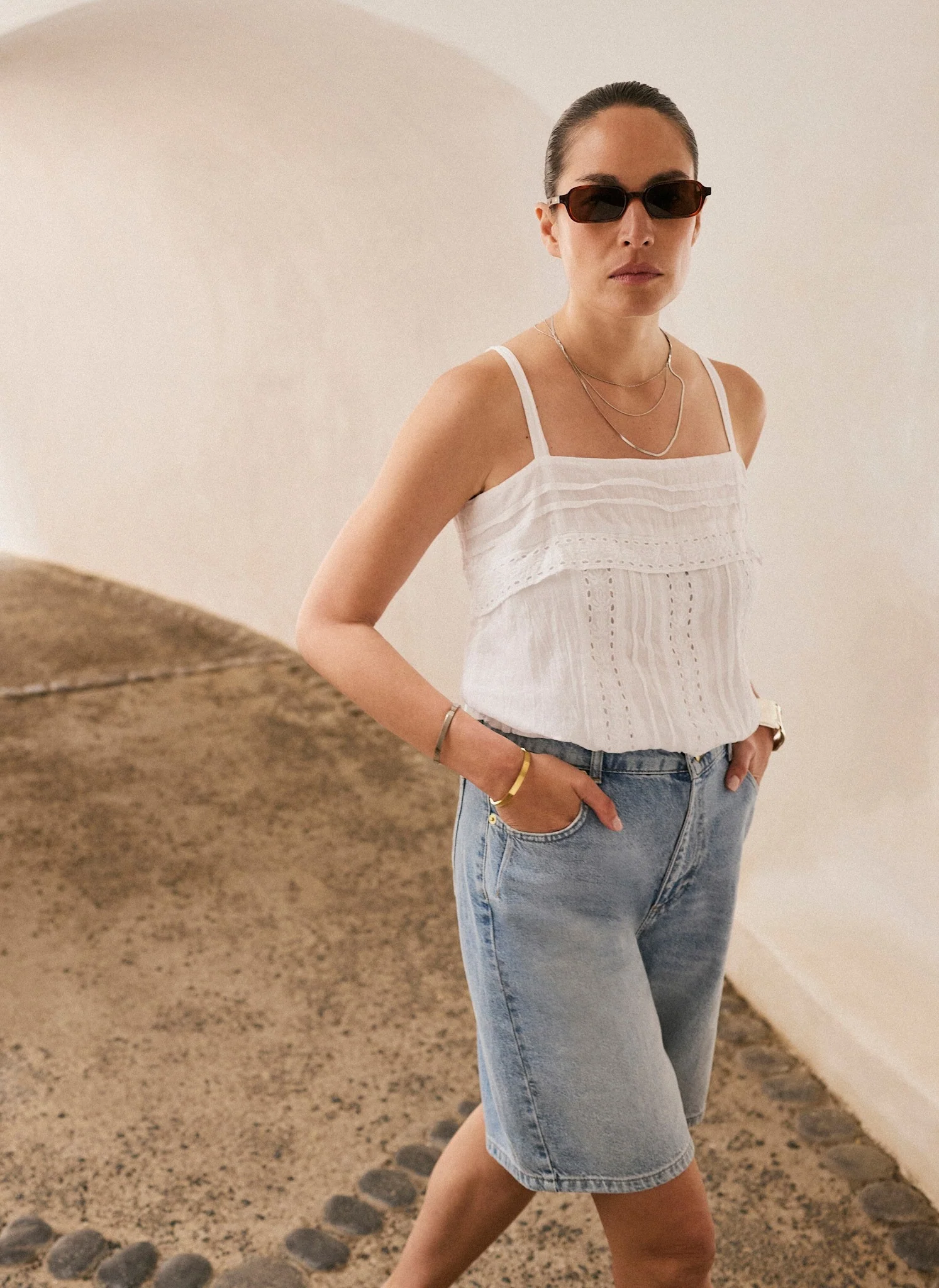 1530-white-cotton-lace-trim-camisole-top-3.webp White Cotton Lace Trim Camisole Top