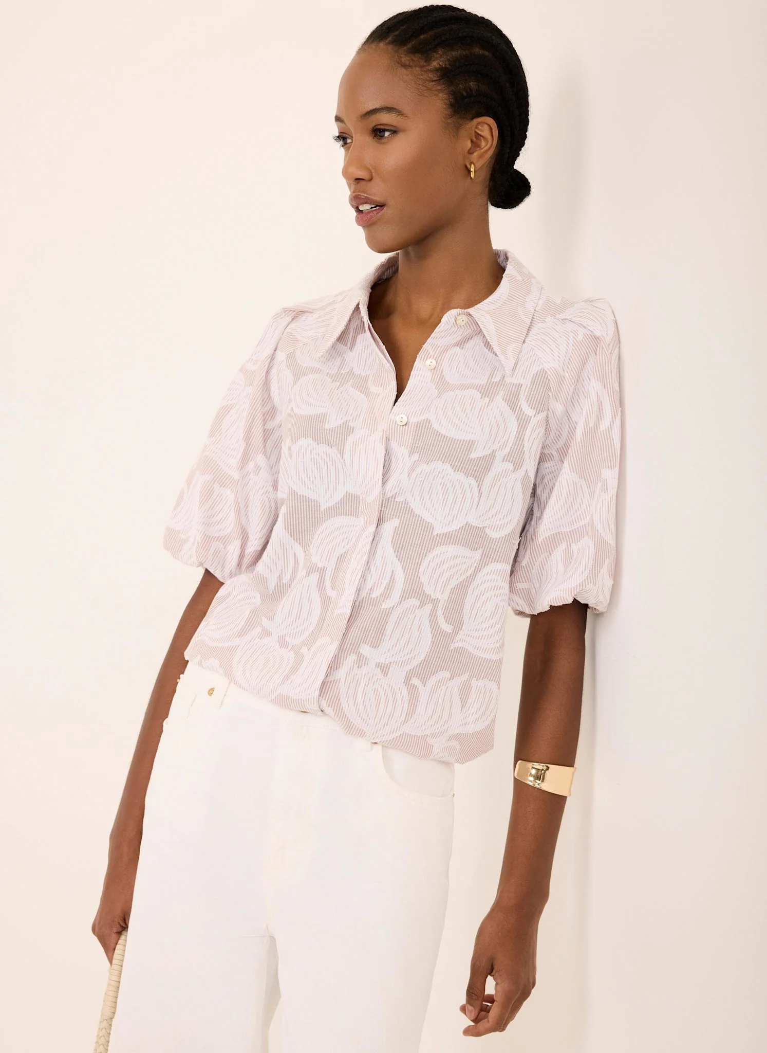 1536-neutral-cotton-jacquard-striped-shirt-5.webp Neutral Cotton Jacquard Striped Shirt