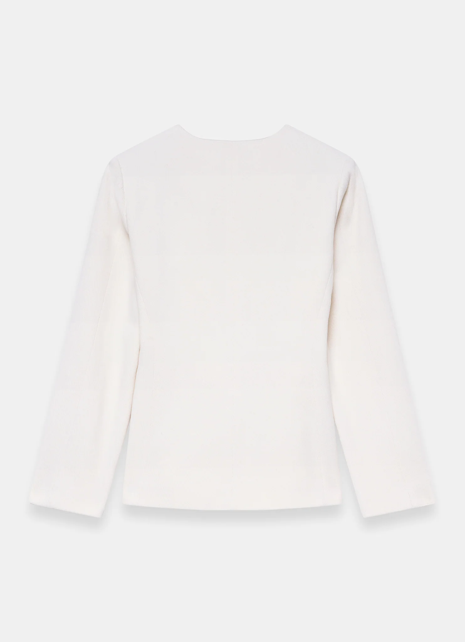 1716-cream-wool-blend-sculpted-jacket-7.webp Cream Wool Blend Sculpted Jacket