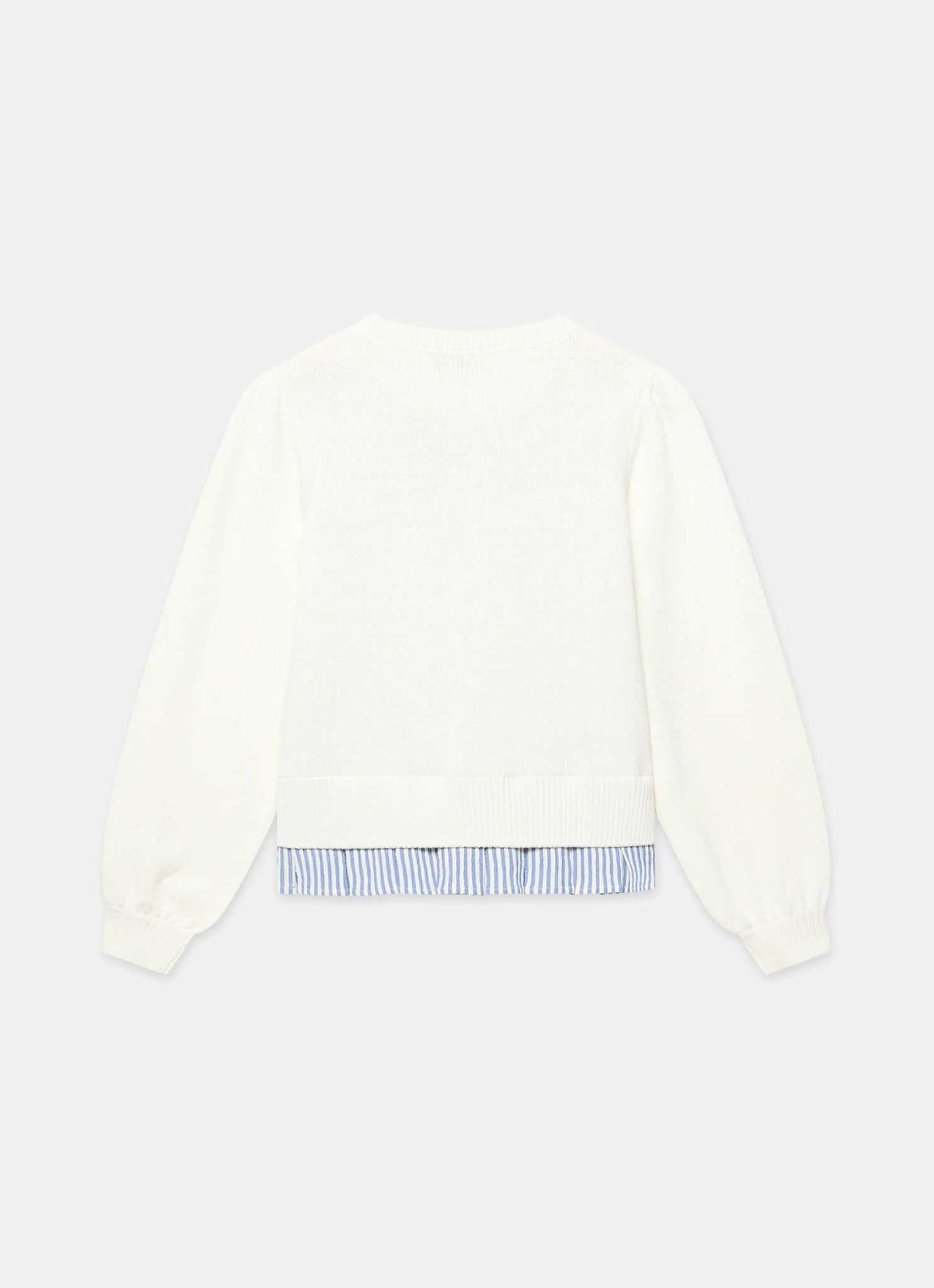 1838-white-cotton-blend-bow-detail-jumper-8.webp White Cotton Blend Bow Detail Jumper