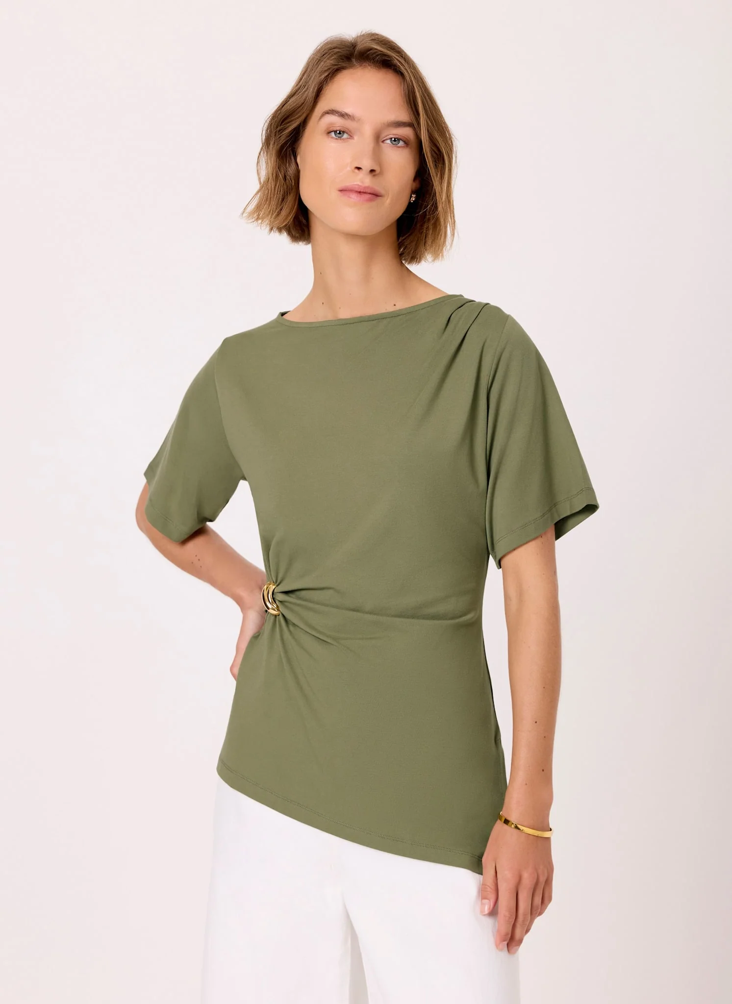 184-xs-xs-variation-5.webp Khaki Gathered Detail Top