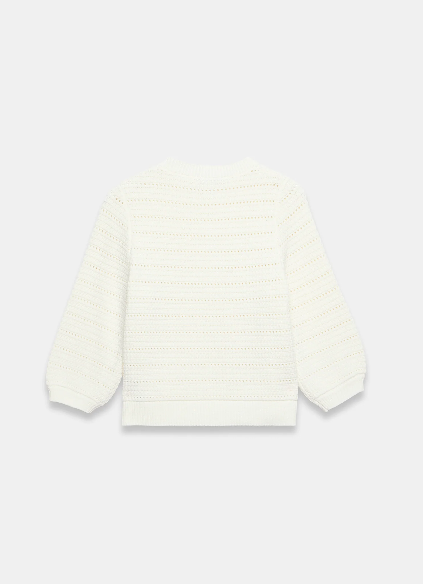 1902-cream-cotton-blend-floral-detail-jumper-7.webp Cream Cotton Blend Floral Detail Jumper