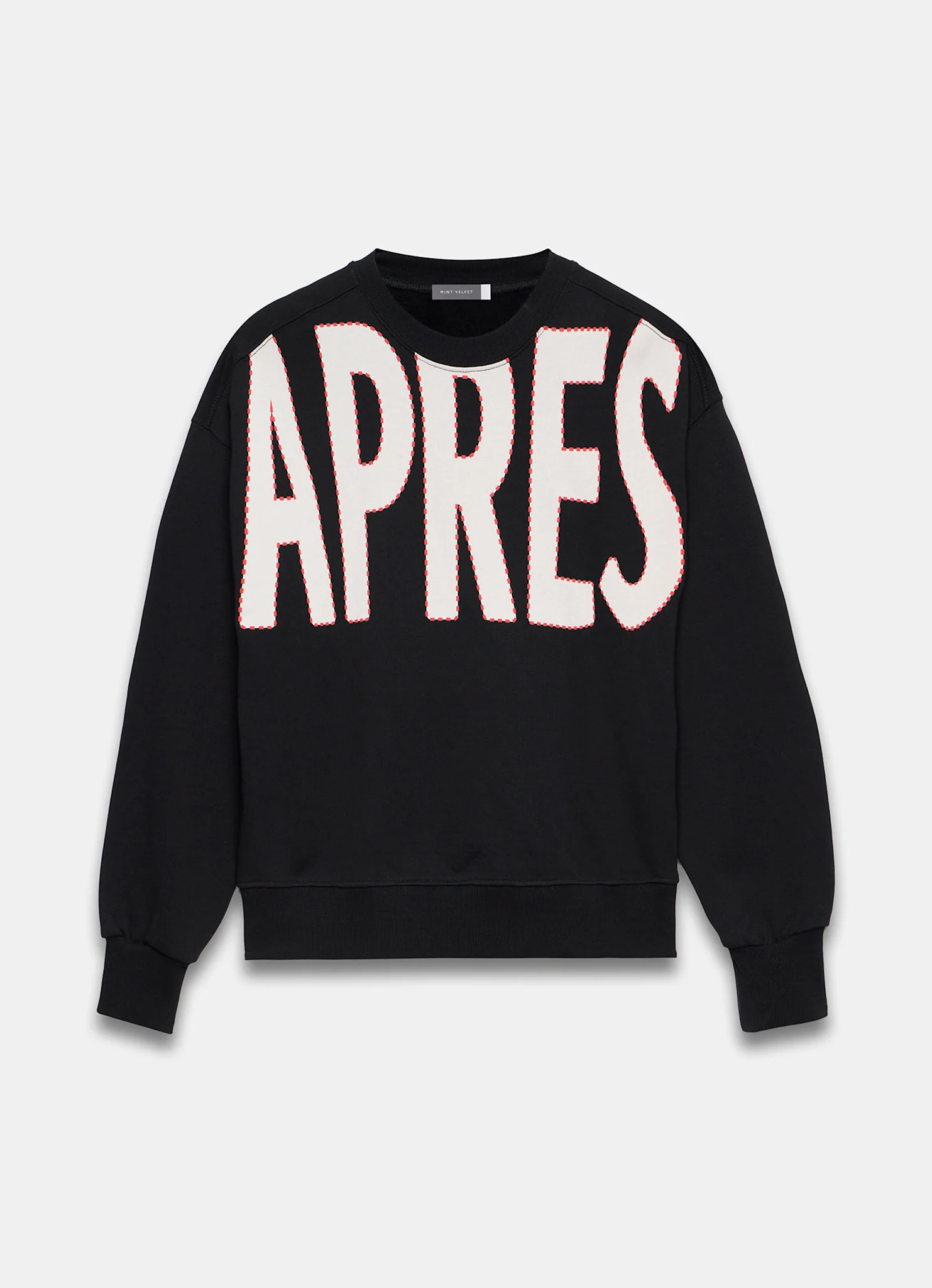 1926-black-cotton-blend-graphic-apres-sweatshirt-6.webp Black Cotton Blend Graphic Apres Sweatshirt