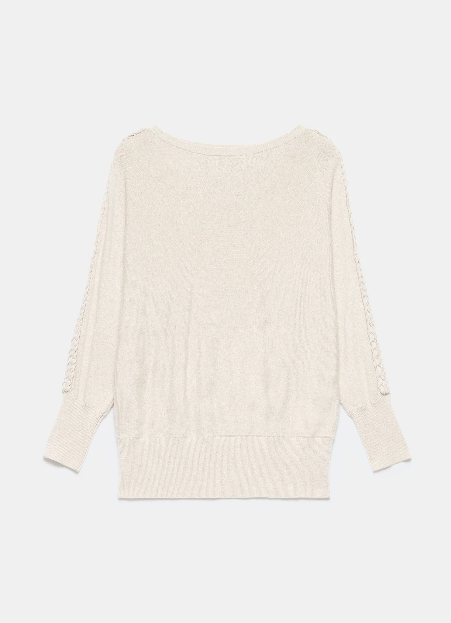 1932-neutral-cotton-blend-batwing-jumper-6.webp Neutral Cotton Blend Batwing Jumper