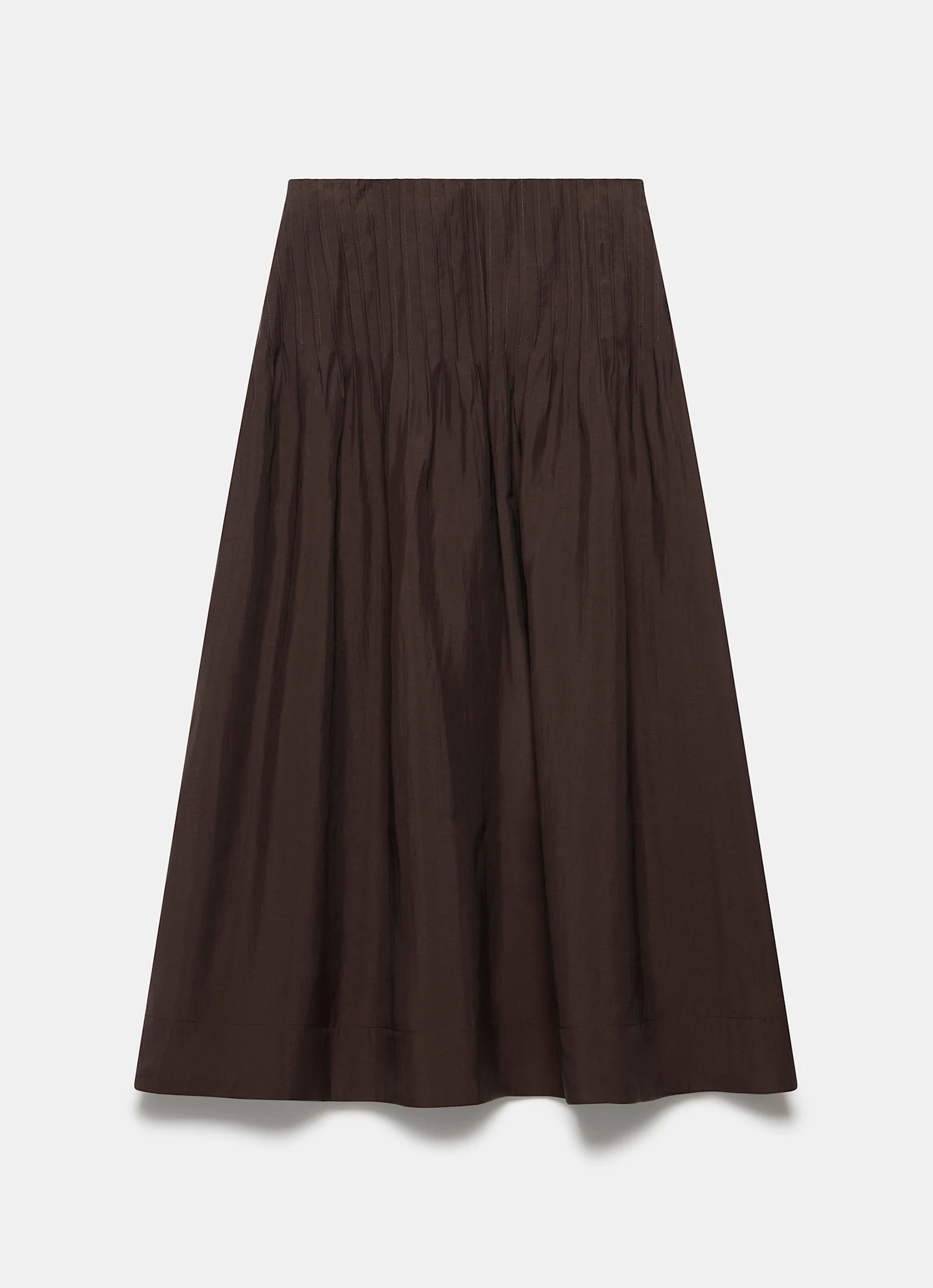 2016-brown-pintuck-maxi-skirt-8.webp Brown Pintuck Maxi Skirt