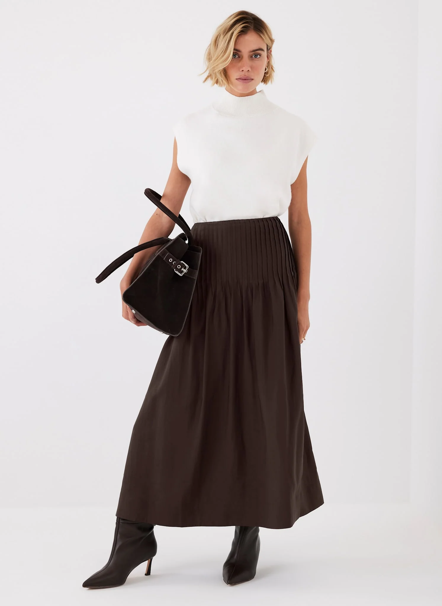2017-06-06-variation-6.webp Brown Pintuck Maxi Skirt