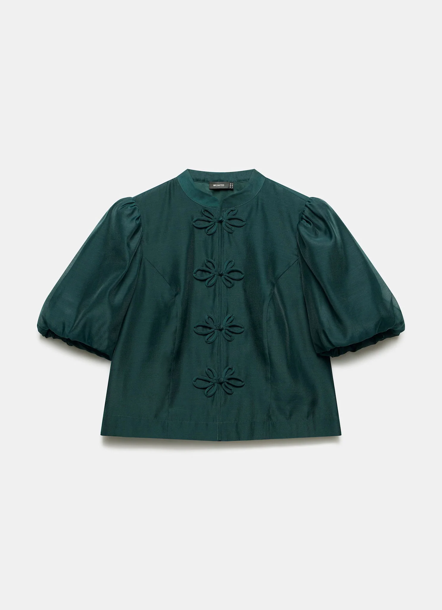 2058-green-puff-sleeve-top-6.webp Green Puff Sleeve Top