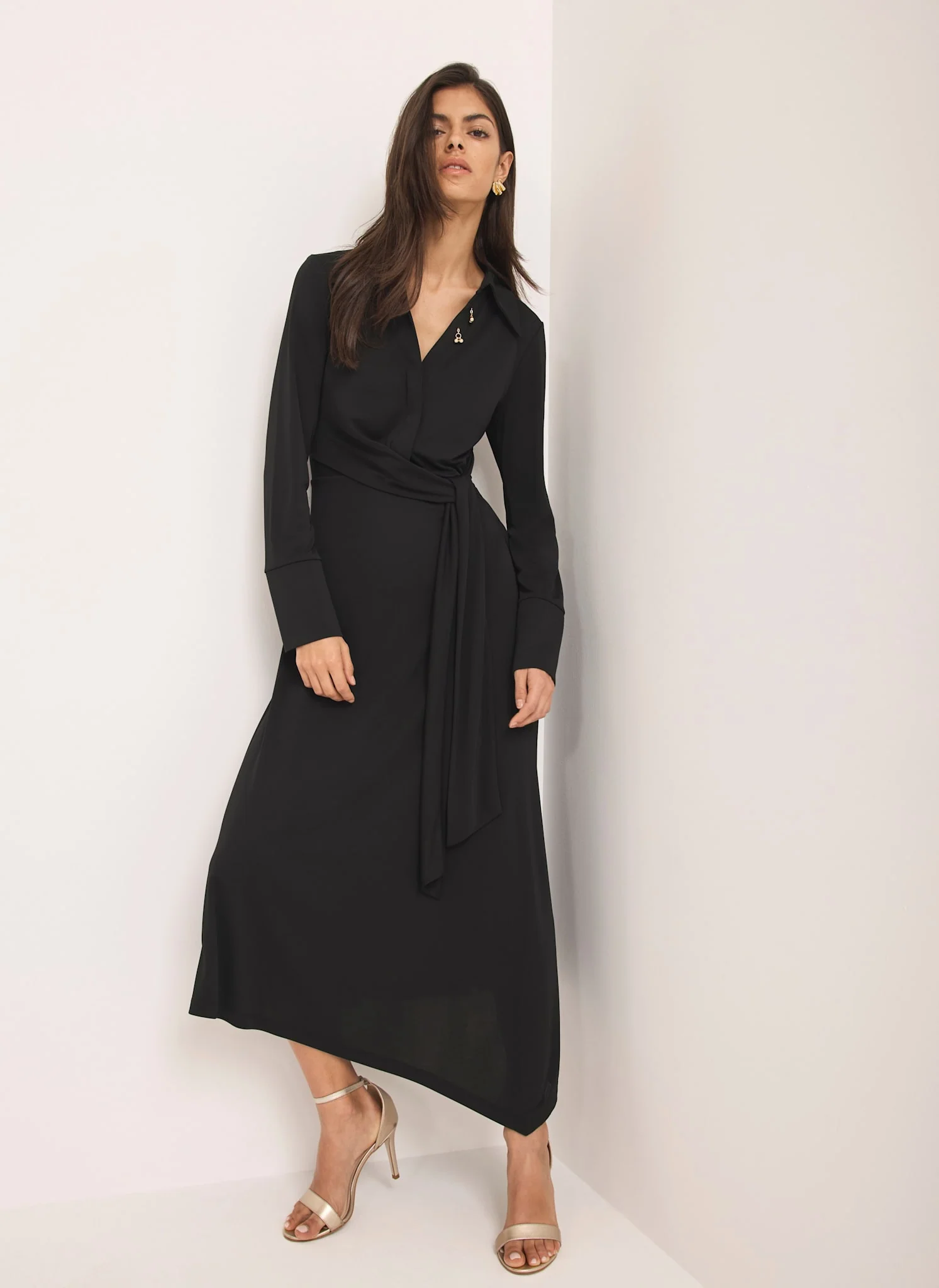 2066-black-tie-front-maxi-dress-3.webp Black Tie Front Maxi Dress