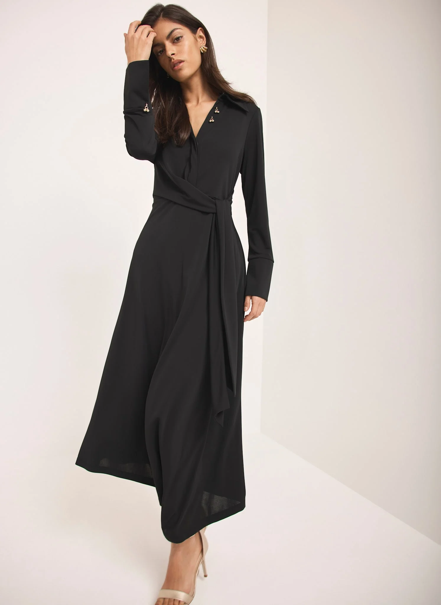 2066-black-tie-front-maxi-dress-4.webp Black Tie Front Maxi Dress