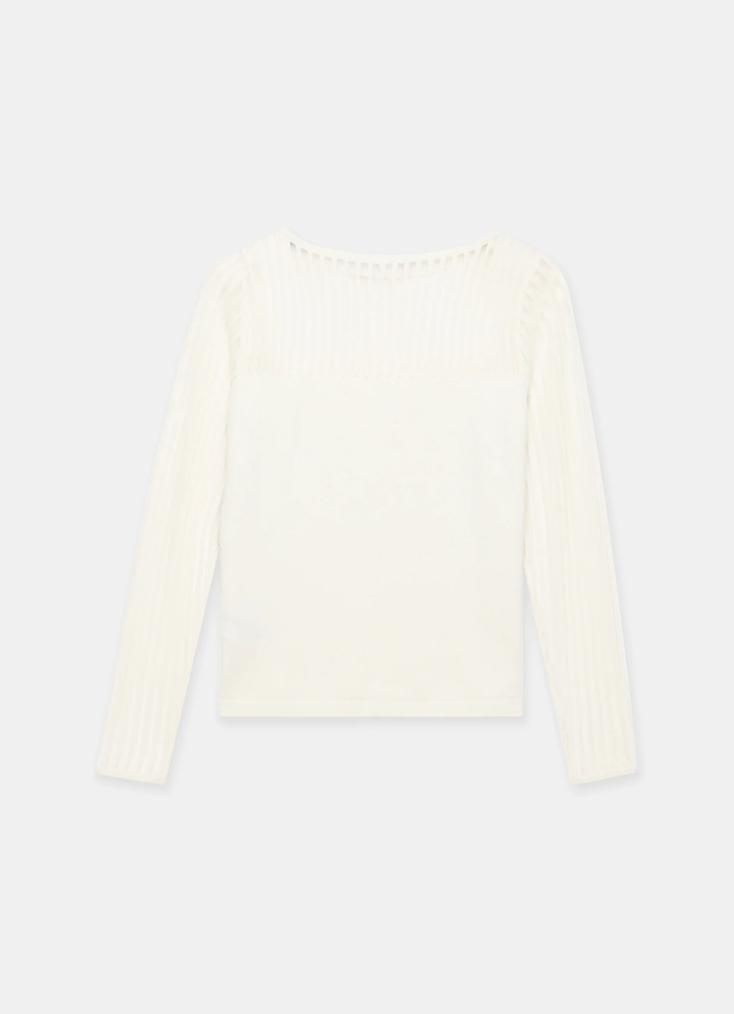 2186-cream-sheer-knit-top-8.webp Cream Sheer Knit Top