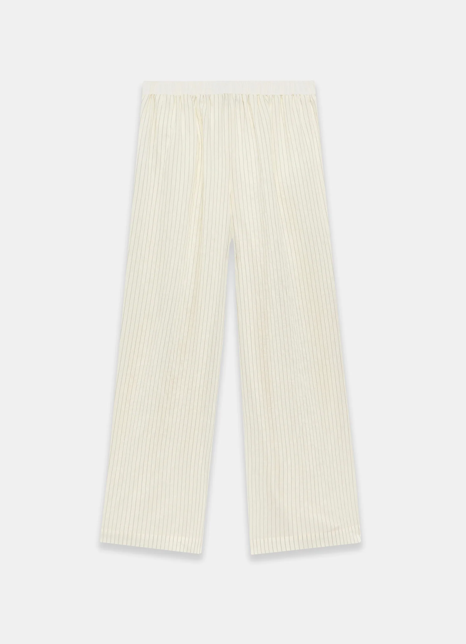 Neutral Stripe Wide Trousers
