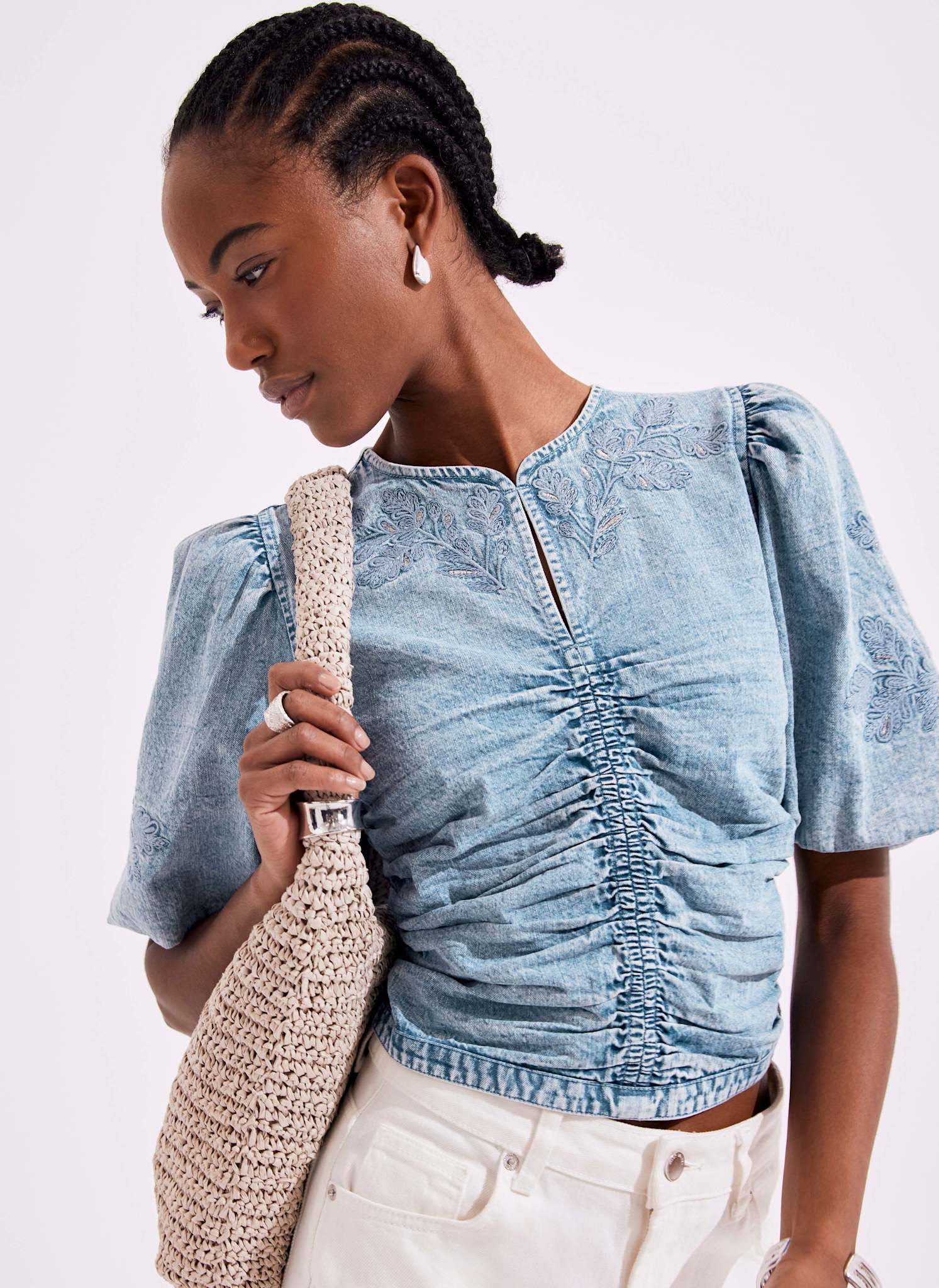 2244-indigo-denim-embroidered-top-2.jpg Indigo Denim Embroidered Top