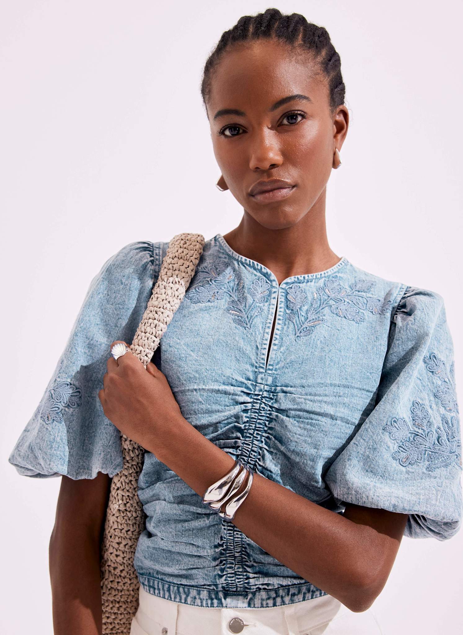 2244-indigo-denim-embroidered-top-5.jpg Indigo Denim Embroidered Top