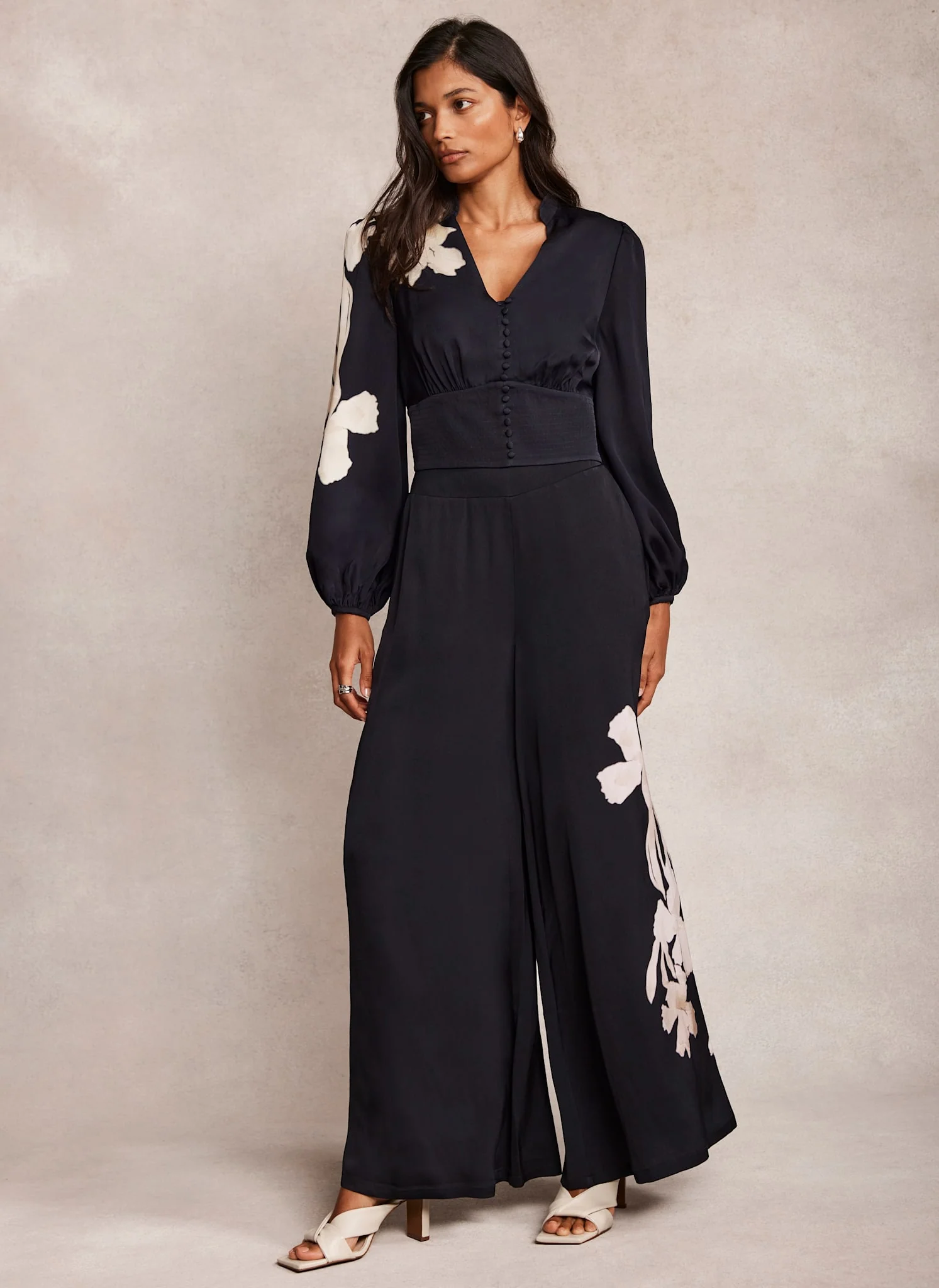 2290-navy-floral-print-wide-trousers-1.webp Navy Floral Print Wide Trousers