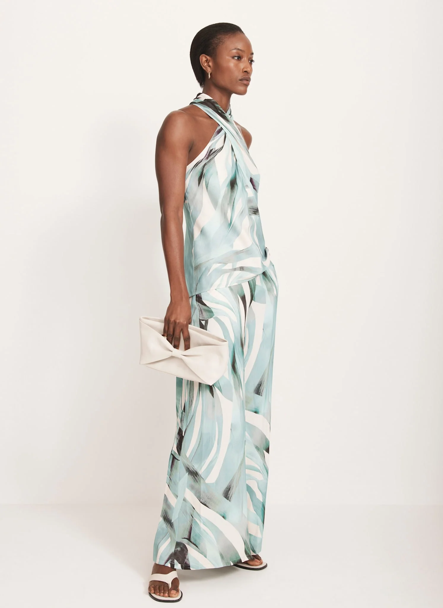 2326-blue-palm-print-satin-trousers-3.webp Blue Palm Print Satin Trousers