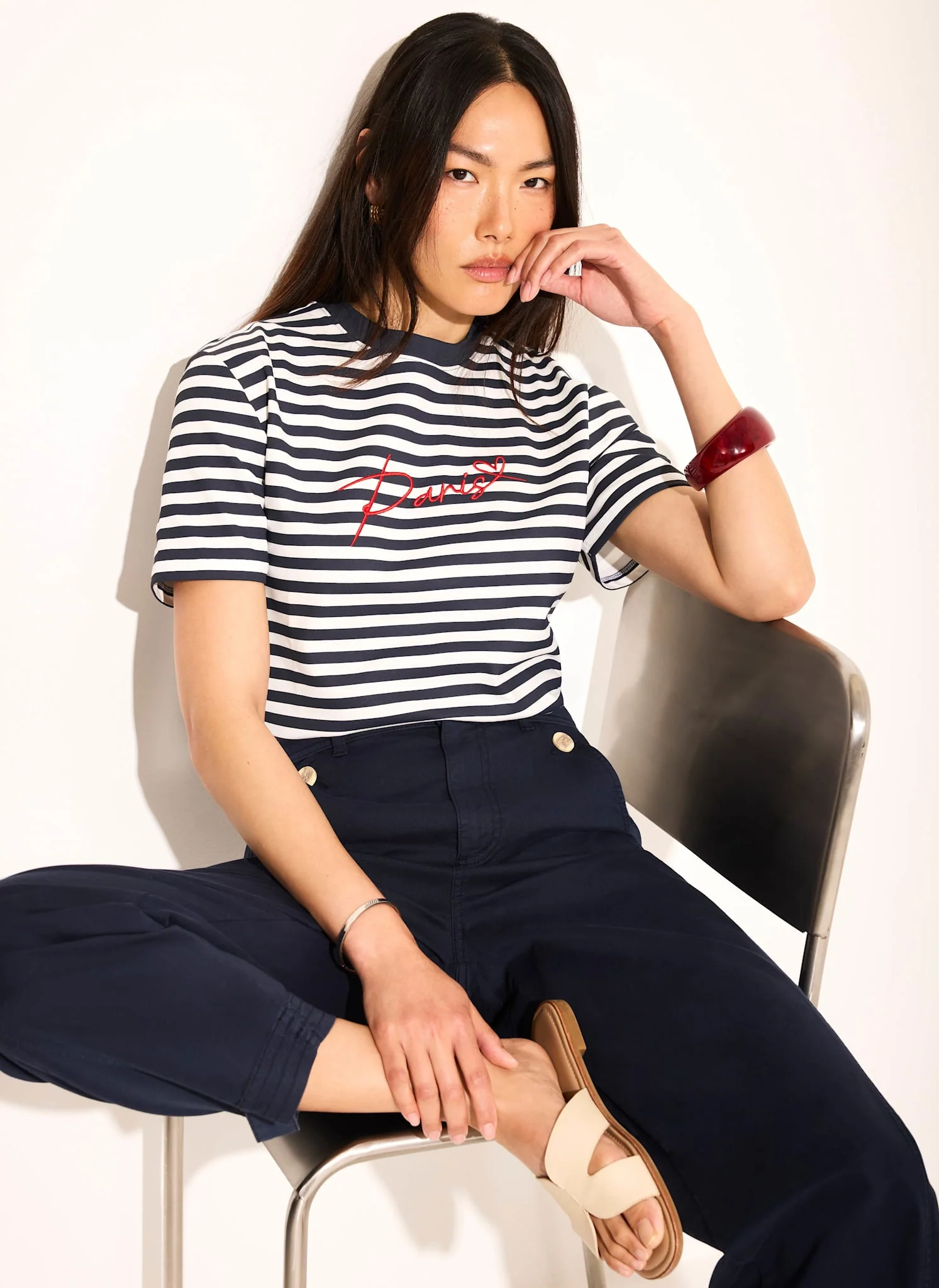 233-navy-stripe-paris-graphic-cotton-t-shirt-4.webp Navy Stripe Paris Graphic Cotton T-Shirt