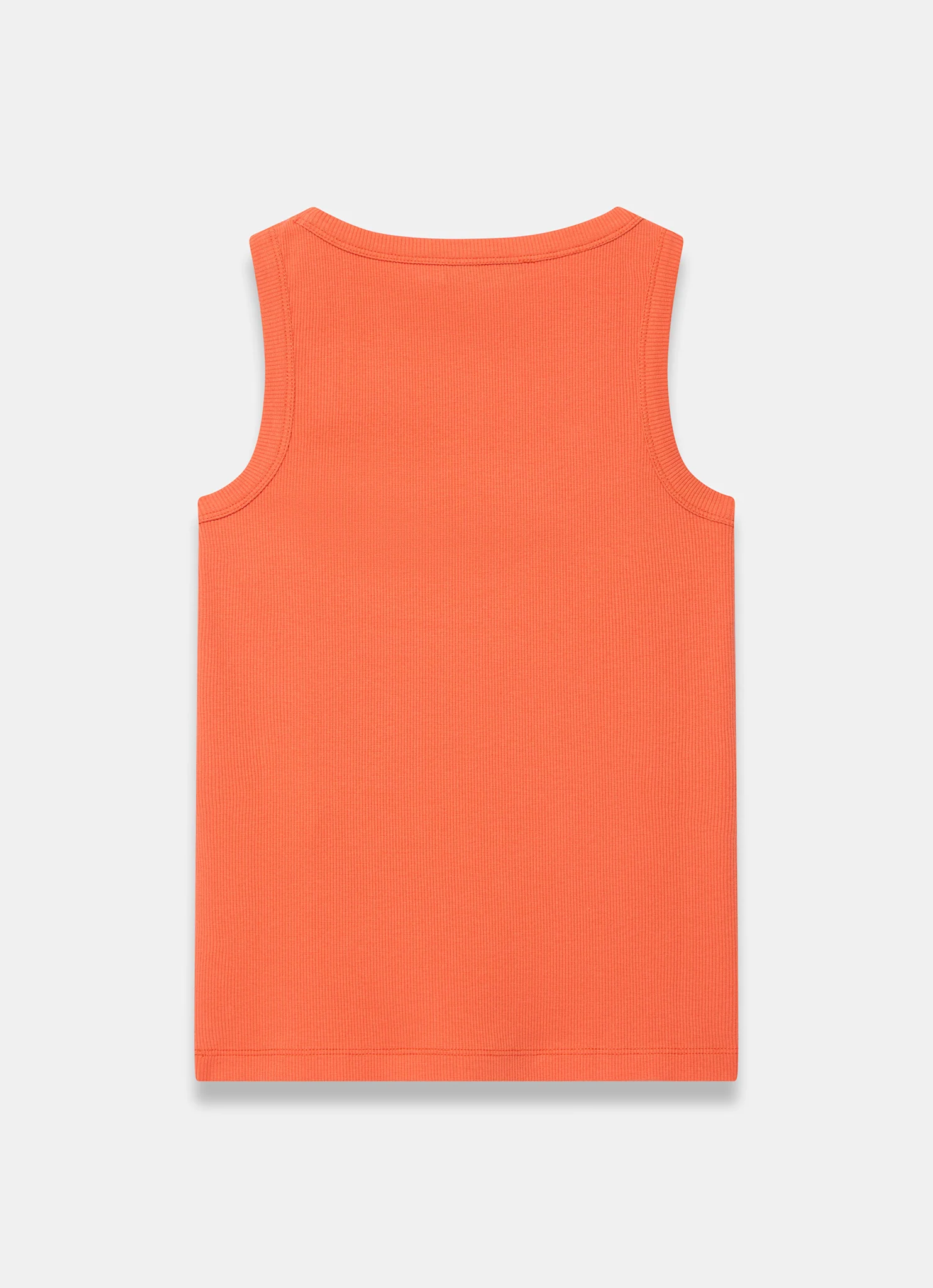263-orange-cotton-blend-scoop-neck-vest-7.webp Orange Cotton Blend Scoop Neck Vest