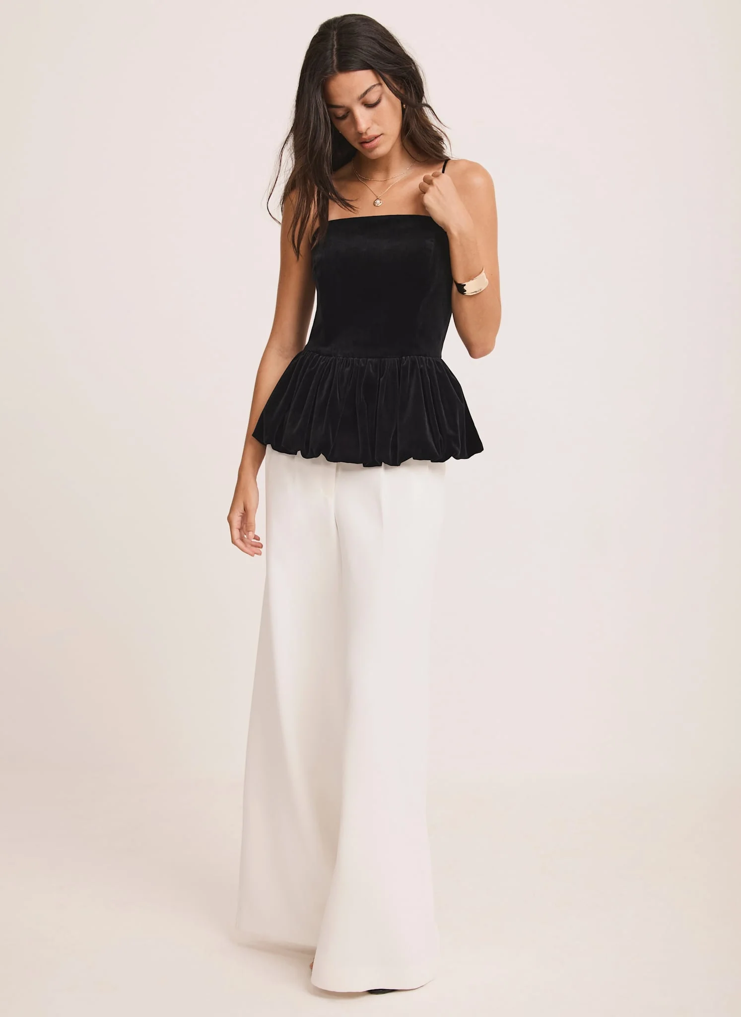 2639-black-velvet-peplum-top-5.webp Black Velvet Peplum Top