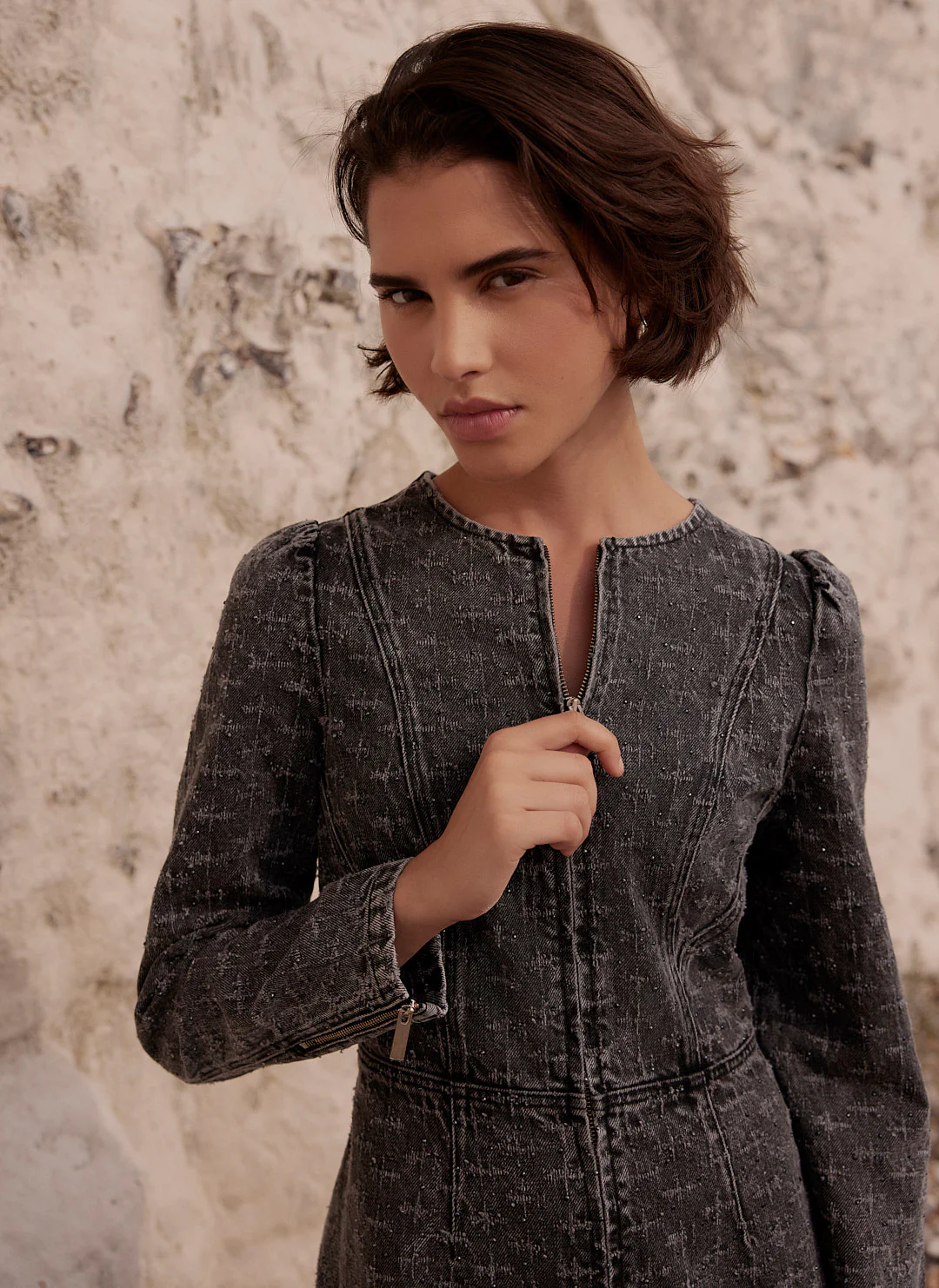 2661-grey-embellished-denim-midi-dress-5.webp Grey Embellished Denim Midi Dress