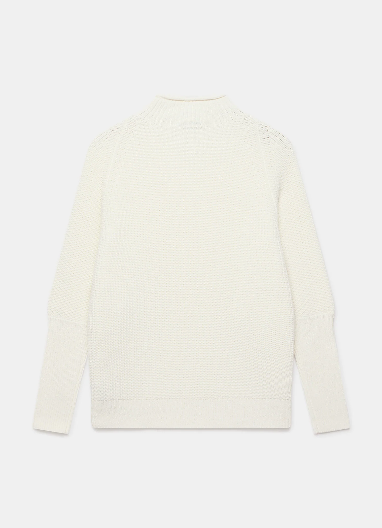 Cream Whipstitch Cotton Blend Jumper