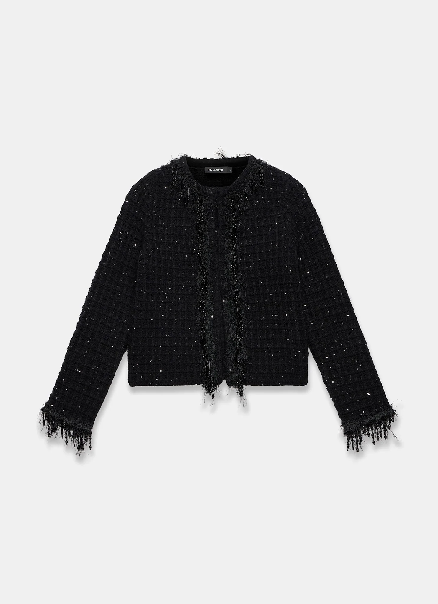 2703-black-sequin-embellished-jacket-6.webp Black Sequin Embellished Jacket