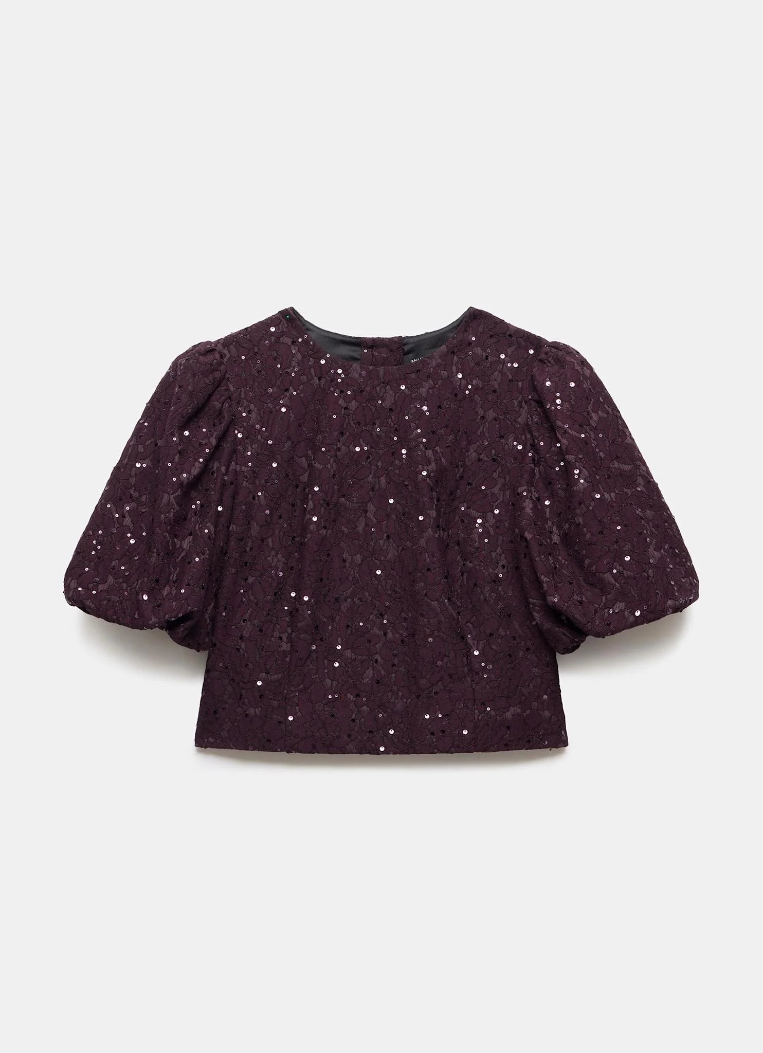 2753-burgundy-sequin-lace-puff-sleeve-top-7.webp Burgundy Sequin Lace Puff Sleeve Top