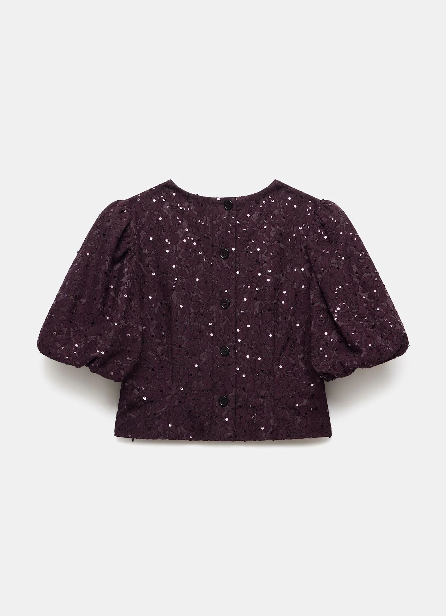2753-burgundy-sequin-lace-puff-sleeve-top-8.webp Burgundy Sequin Lace Puff Sleeve Top