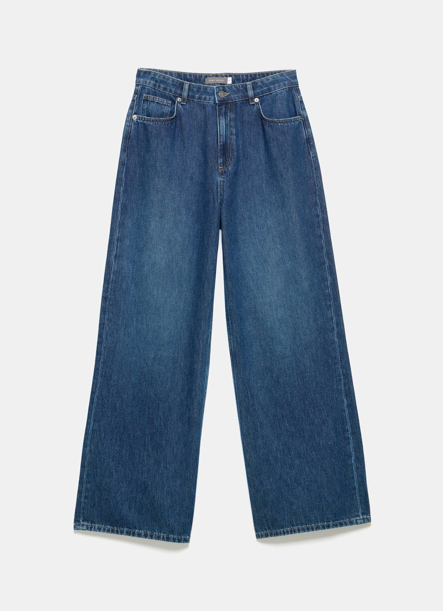 Dark Indigo Super Soft Wide Jeans