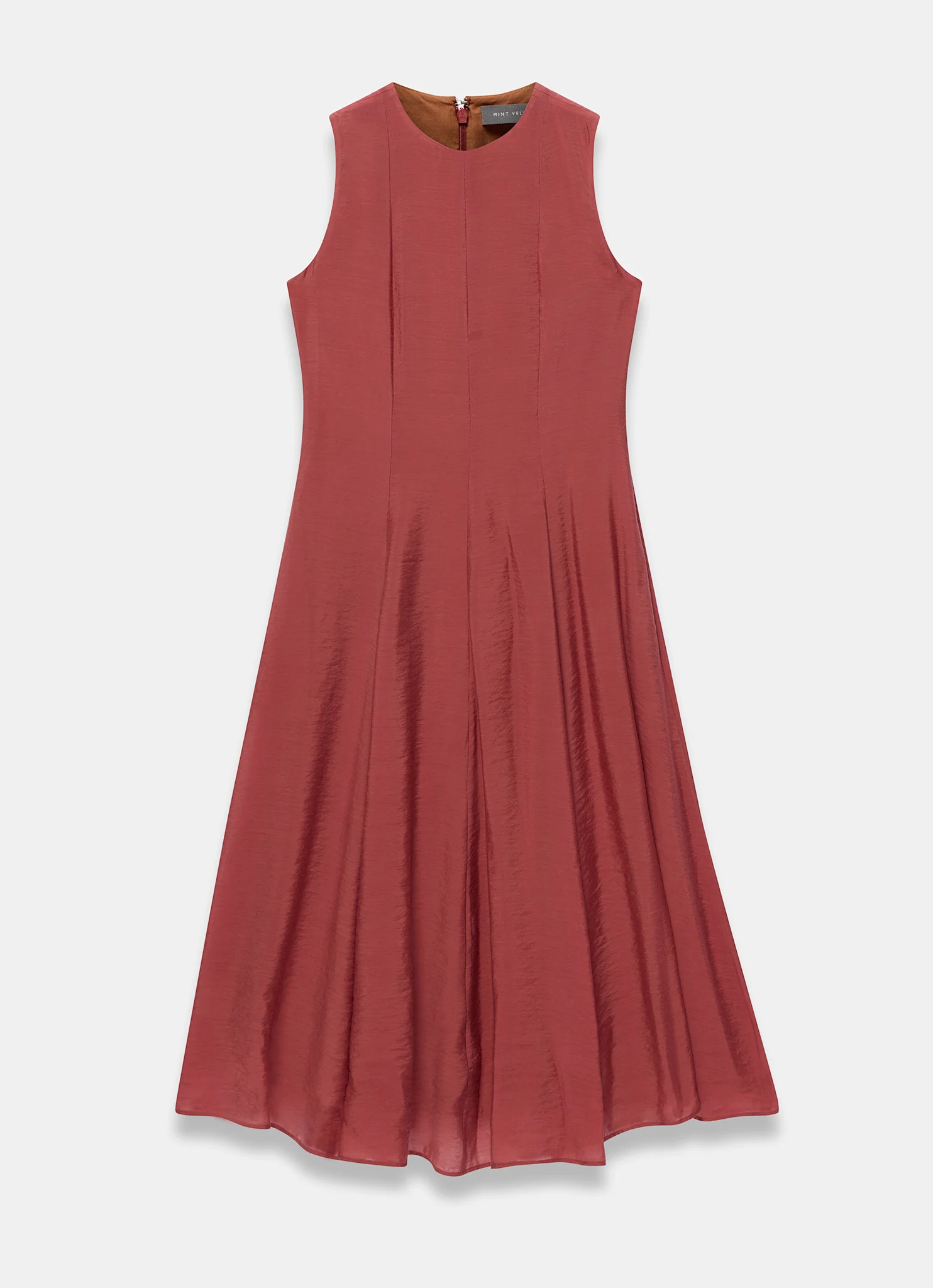 301-red-sleeveless-midi-dress-7.webp Red Sleeveless Midi Dress