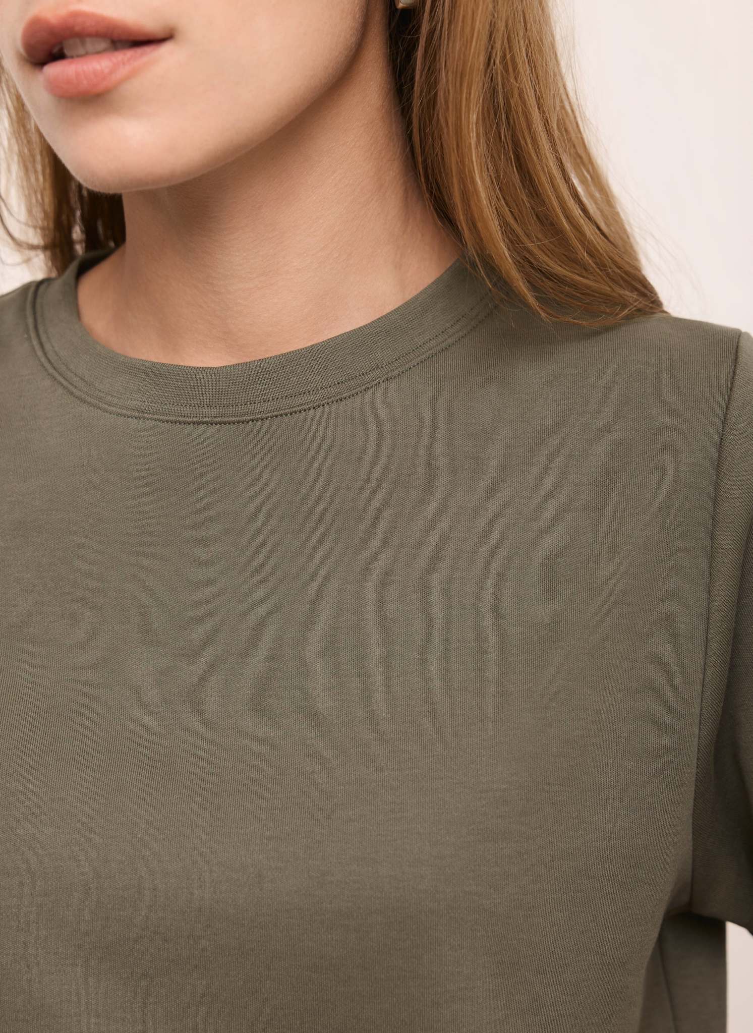 3325-khaki-ultimate-cotton-t-shirt-4.jpg Khaki Ultimate Cotton T-Shirt