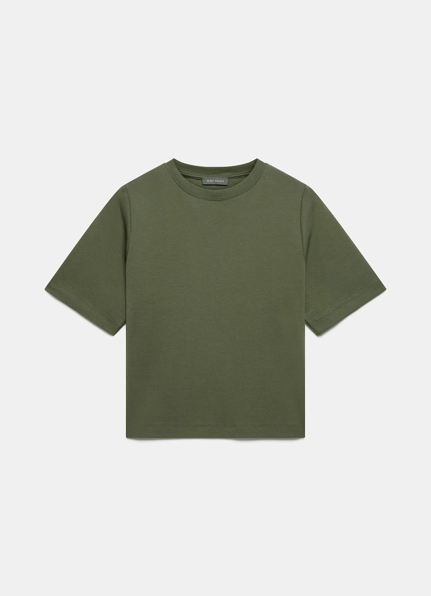 3325-khaki-ultimate-cotton-t-shirt-5.webp Khaki Ultimate Cotton T-Shirt