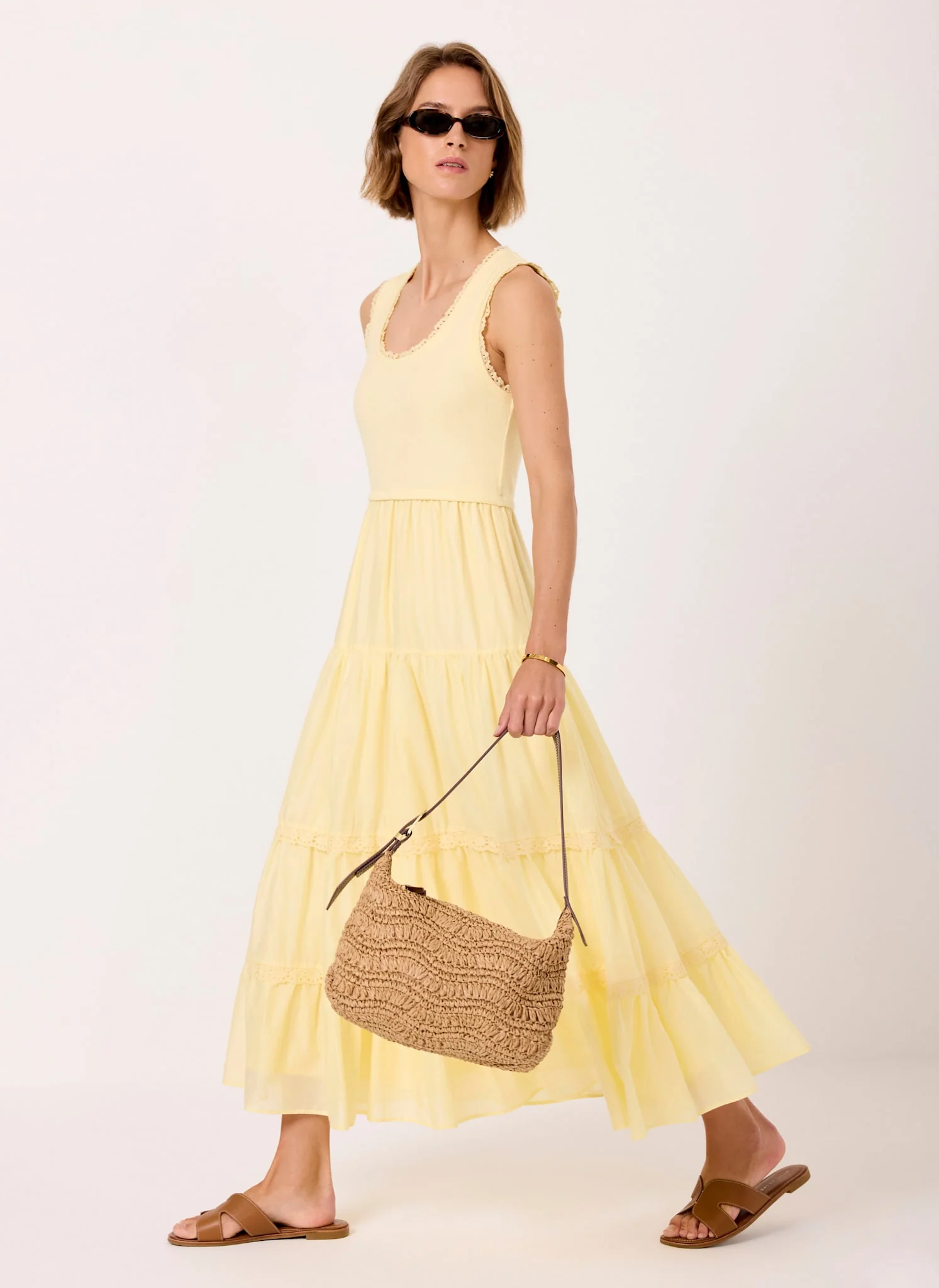 335-yellow-crochet-detail-midi-dress-1.webp Yellow Crochet Detail Midi Dress