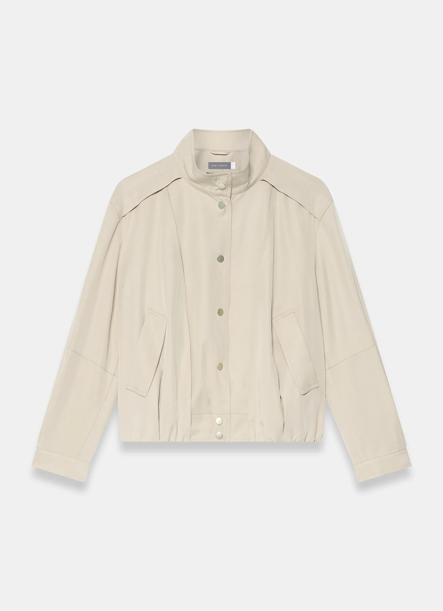 Neutral Bomber Jacket