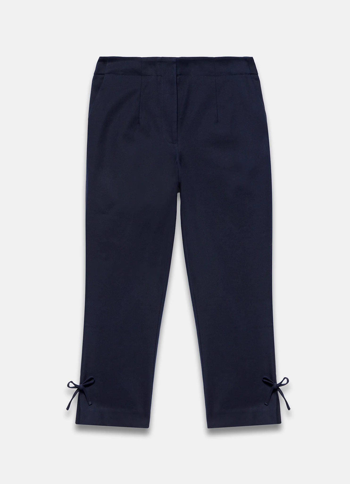 3413-navy-cotton-blend-capri-trousers-7.webp Navy Cotton Blend Capri Trousers