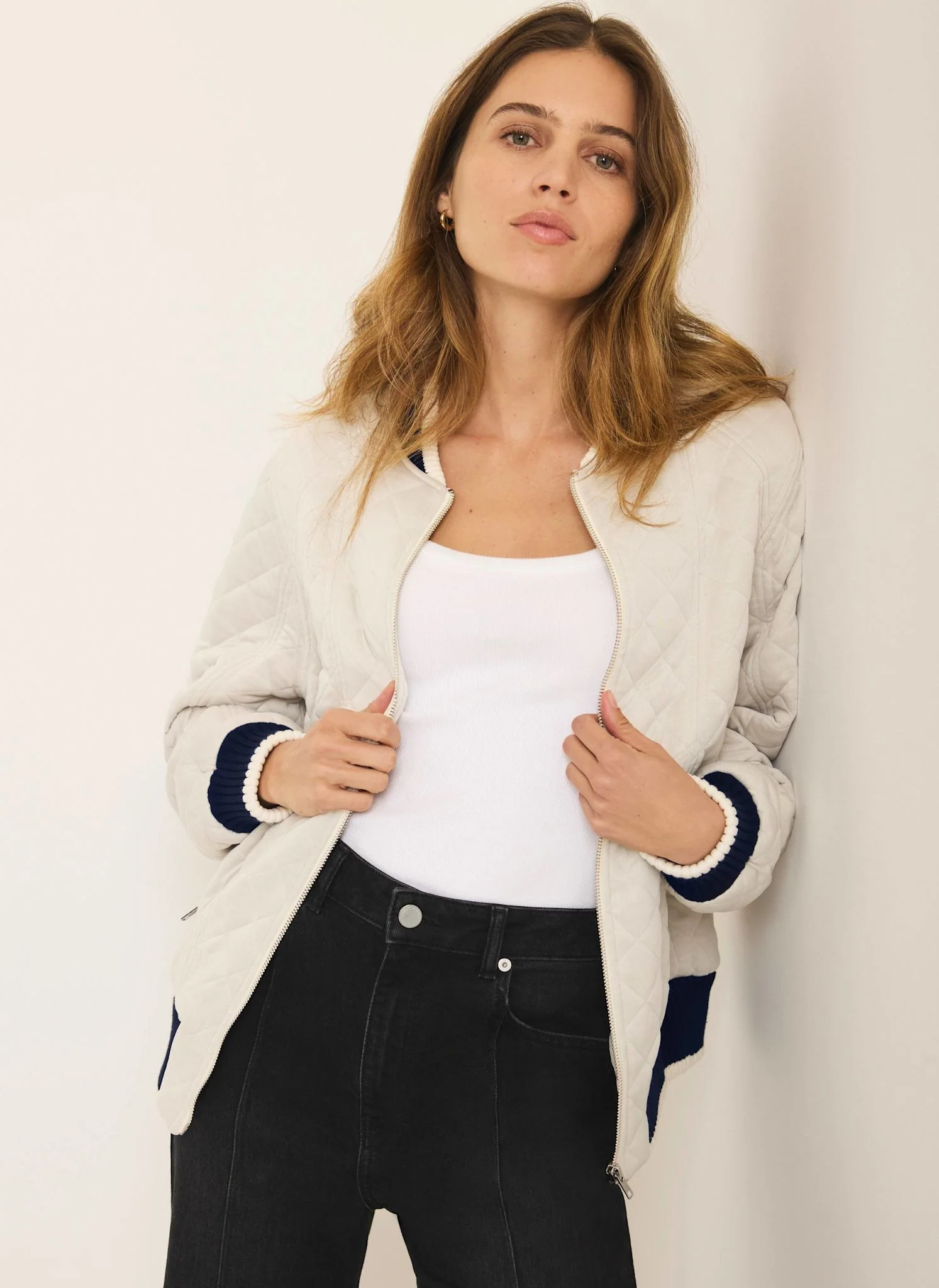 3471-cream-quilted-bomber-jacket-2.webp Cream Quilted Bomber Jacket