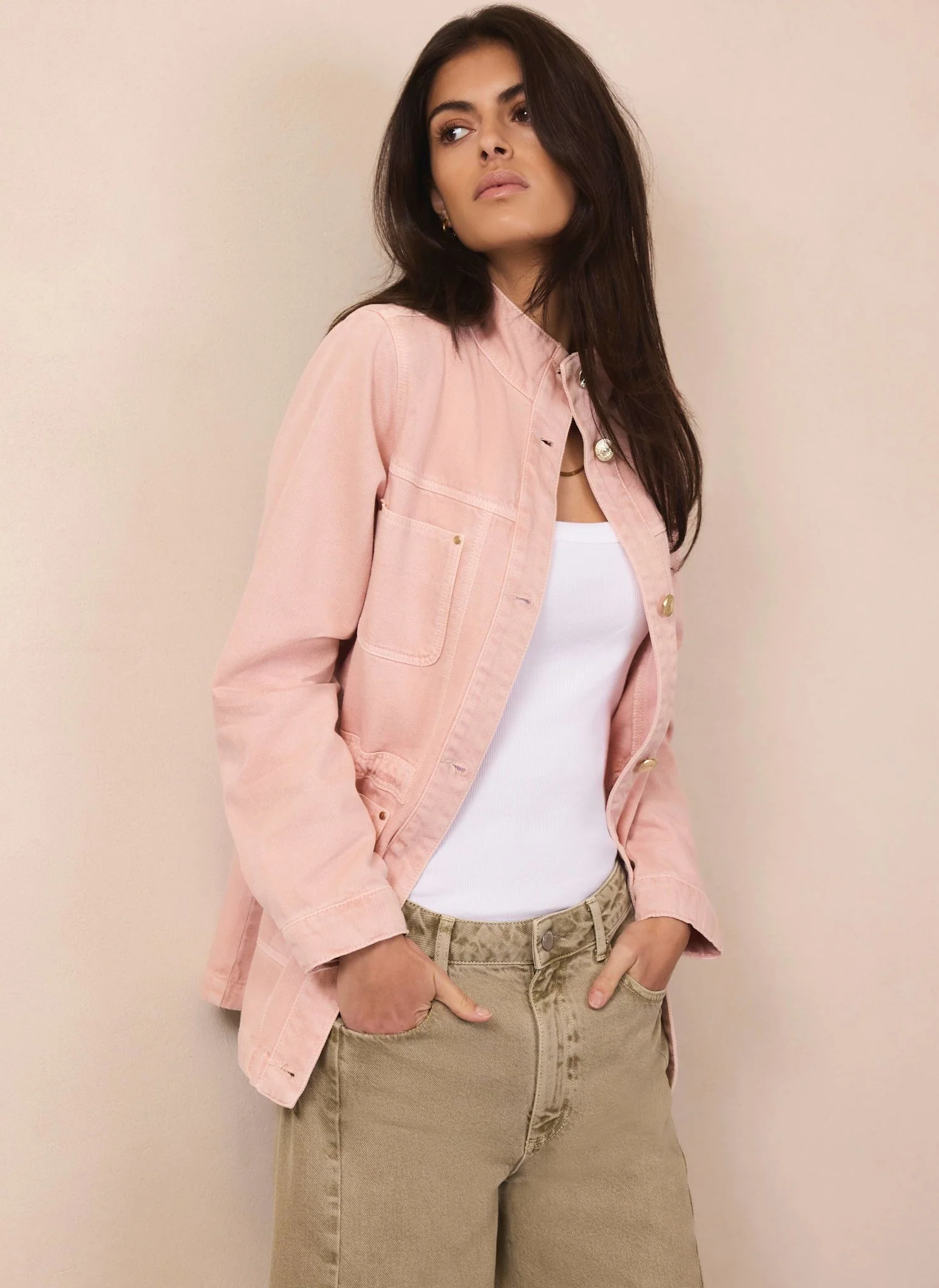 3489-pink-cotton-utility-denim-shacket-3.webp Pink Cotton Utility Denim Shacket