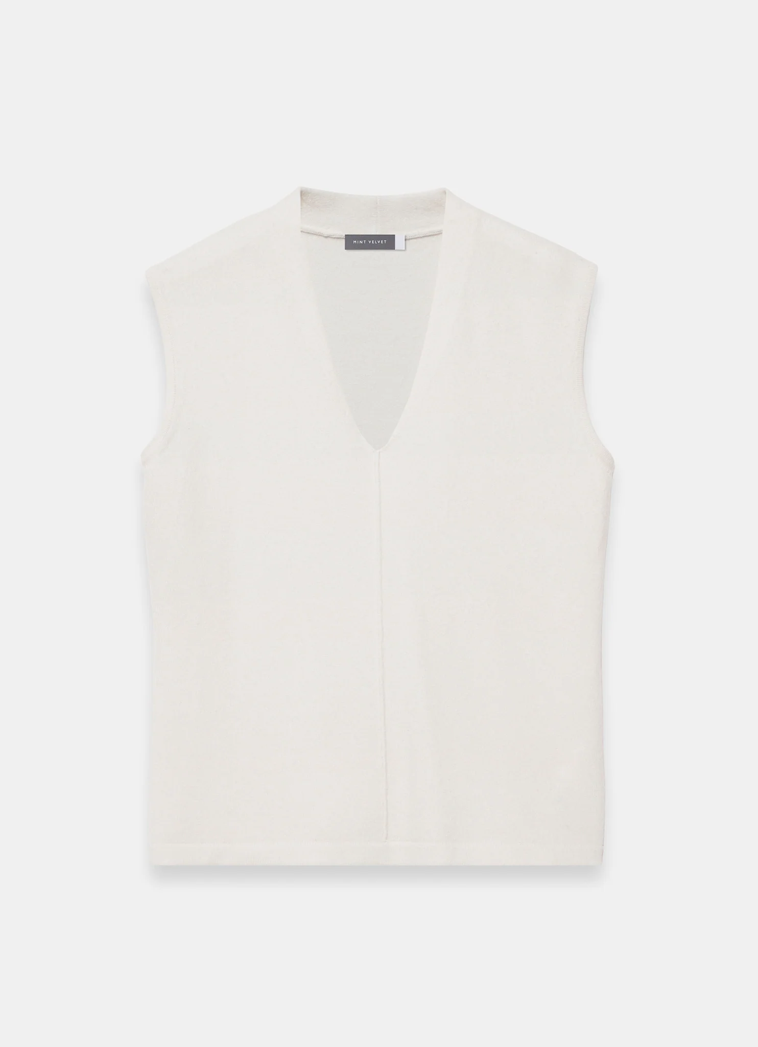 3517-cream-wool-blend-sleeveless-knit-top-7.webp Cream Wool Blend Sleeveless Knit Top